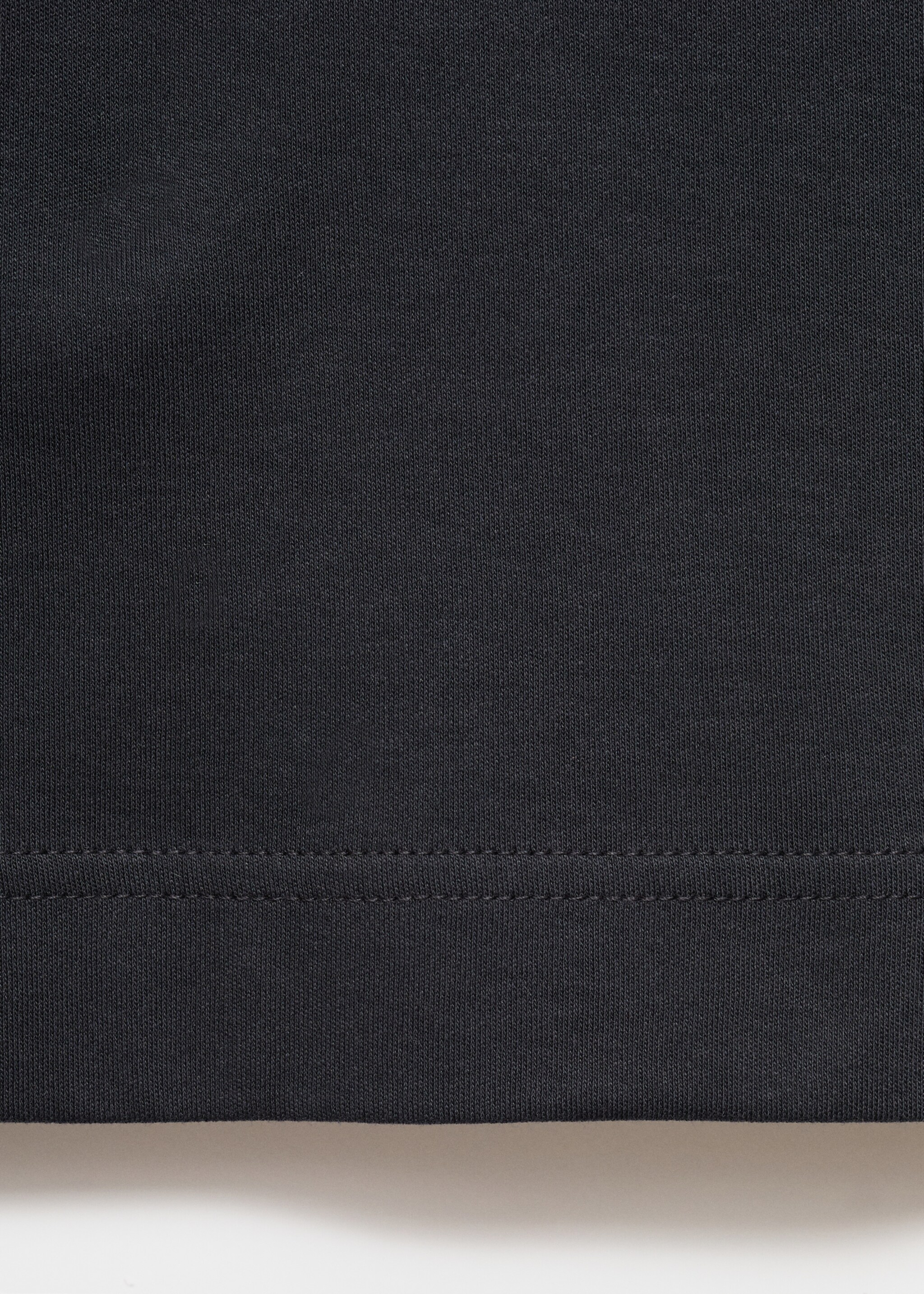 Long sleeve regular fit T-shirt - Details of the article 0, Navy. Ref: 17025979-00.