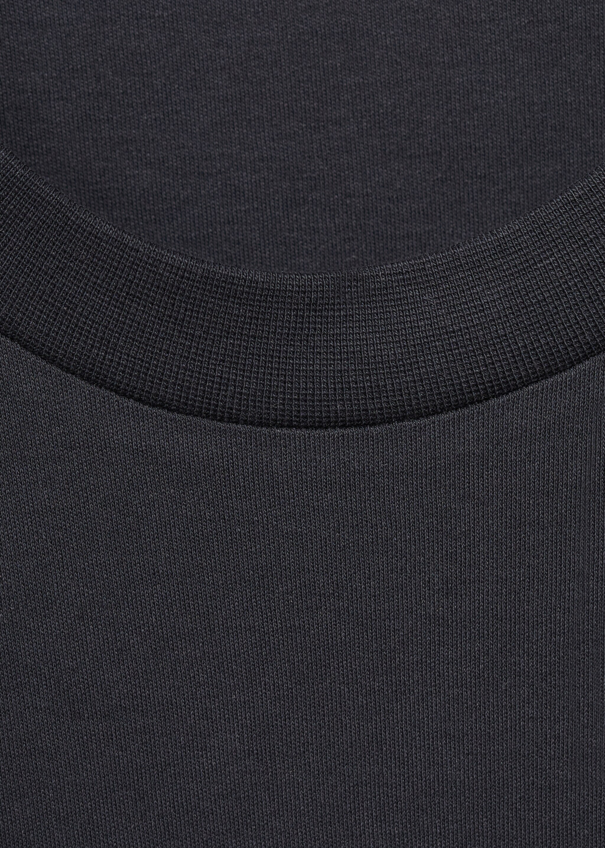 Long sleeve regular fit T-shirt - Details of the article 8, Navy. Ref: 17025979-00.