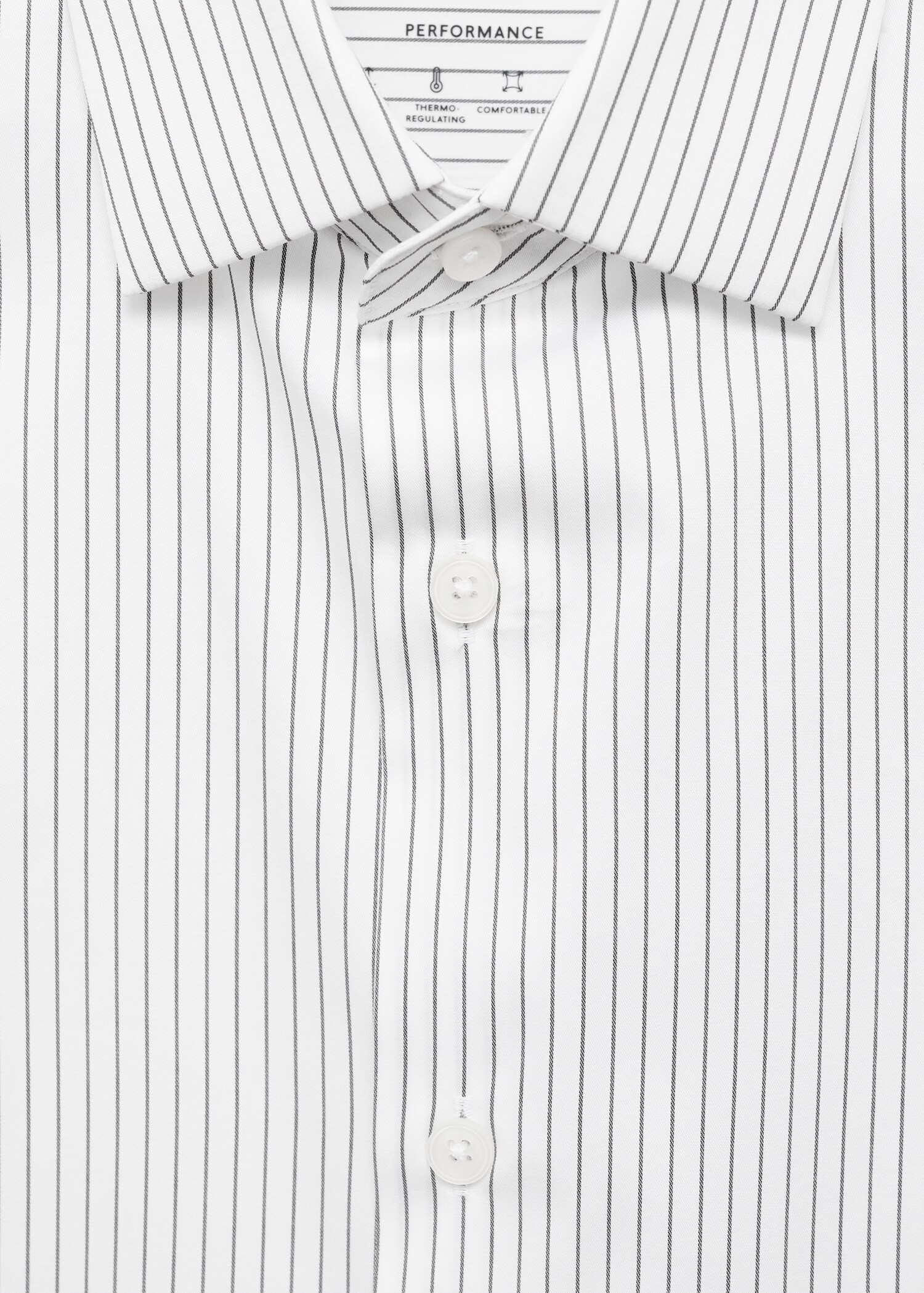Regular-fit striped cotton shirt - Details of the article 8