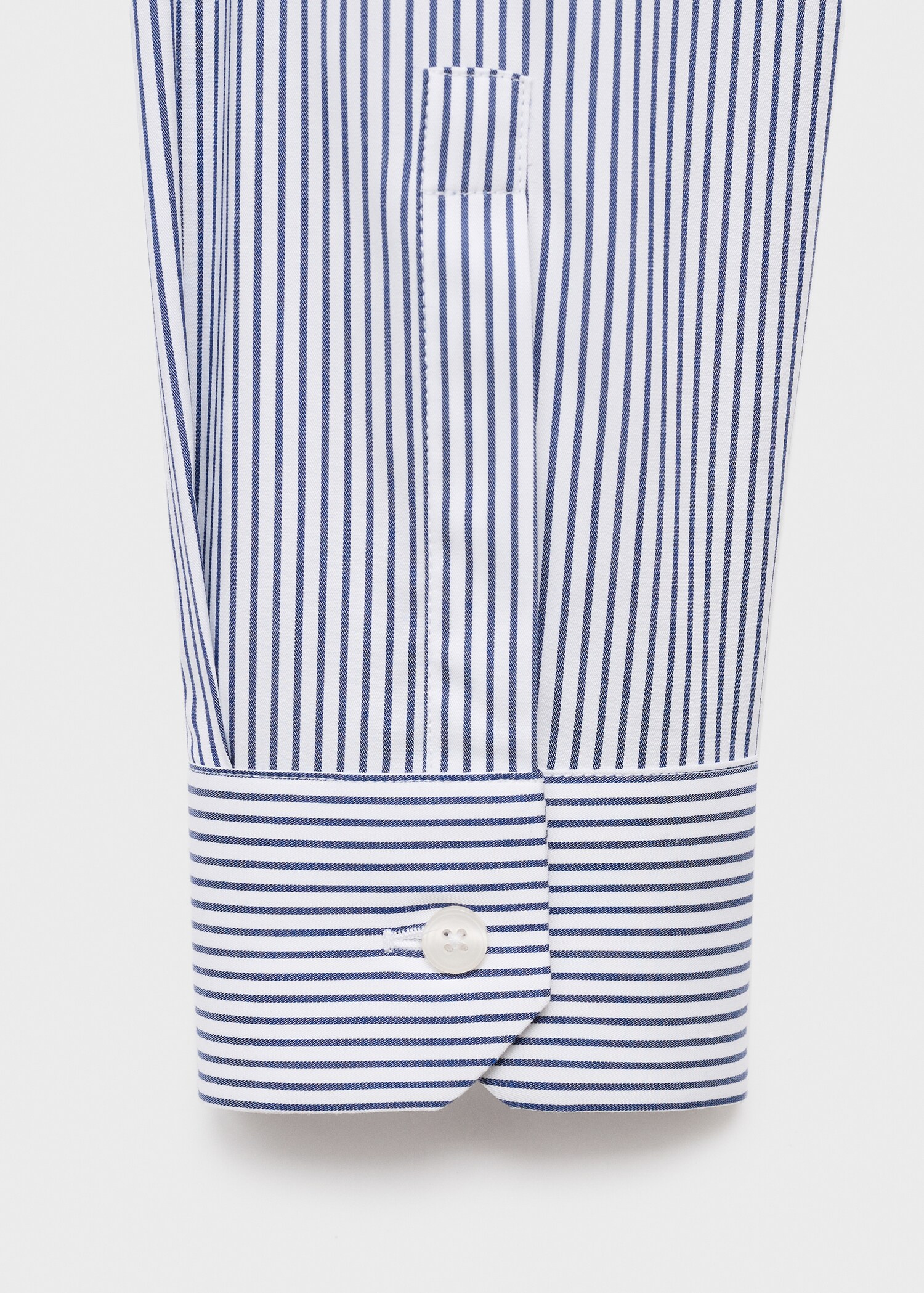 Regular-fit striped cotton shirt - Details of the article 8