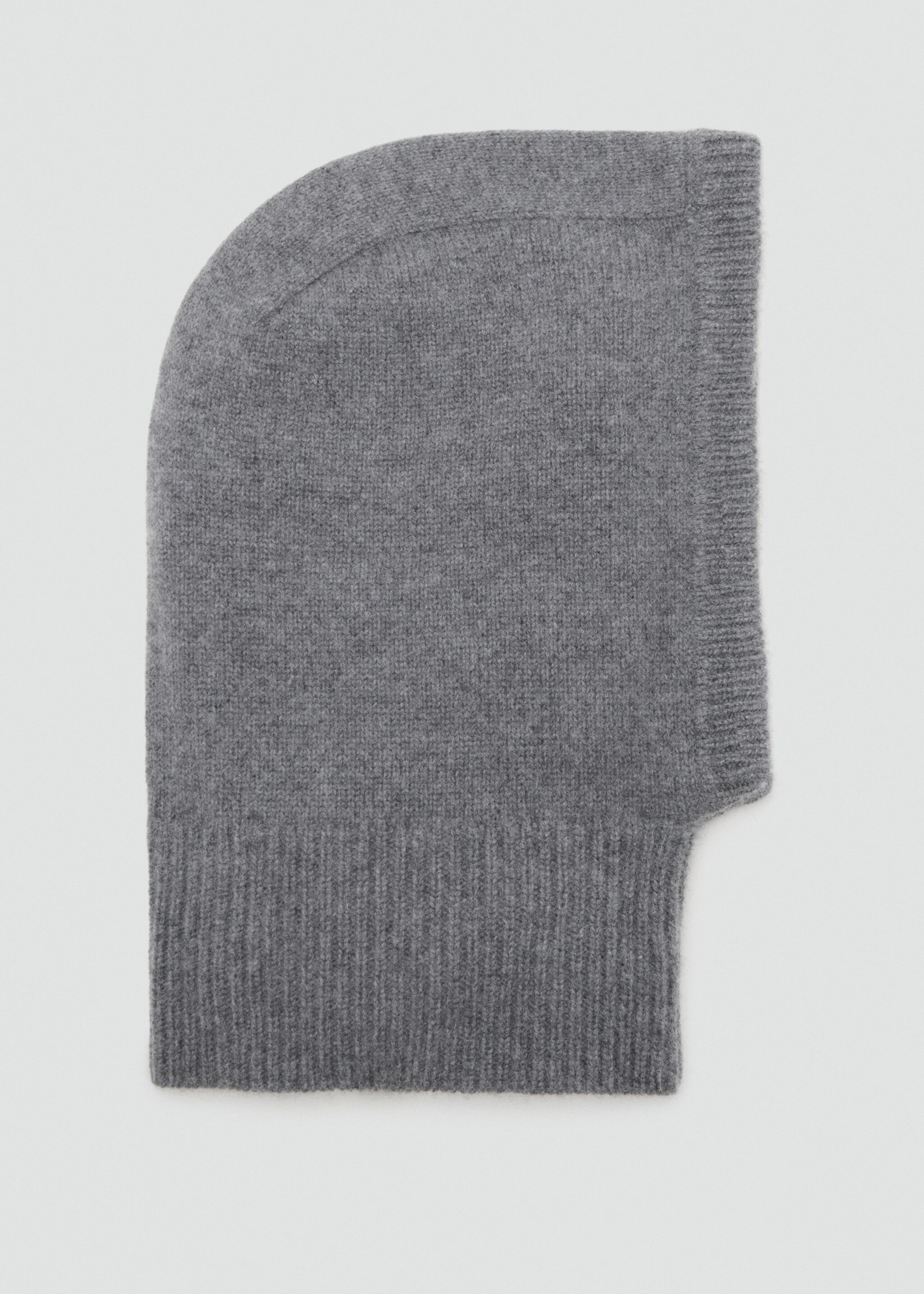 Cagoule mélange laine cachemire - Article sans modèle, Gris chiné foncé. Ref: 17025988-00.