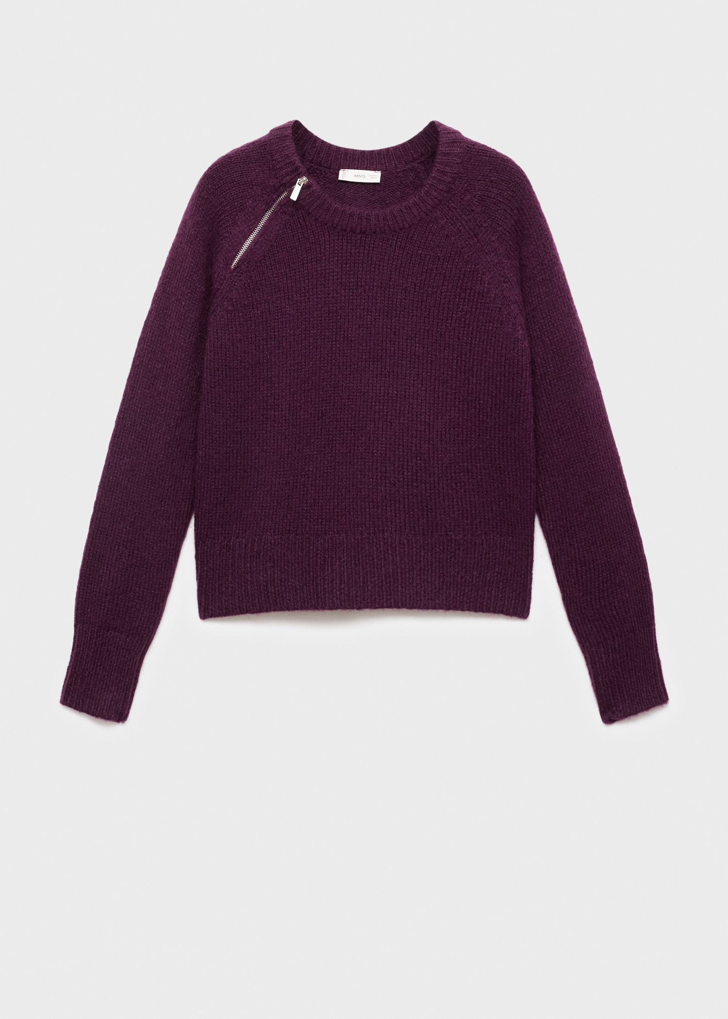 Pull-over maille col zippé - Article sans modèle
