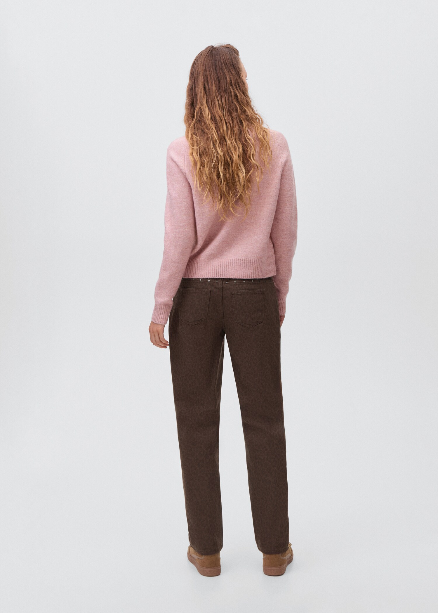 Studded knitted sweater - Reverse of the article