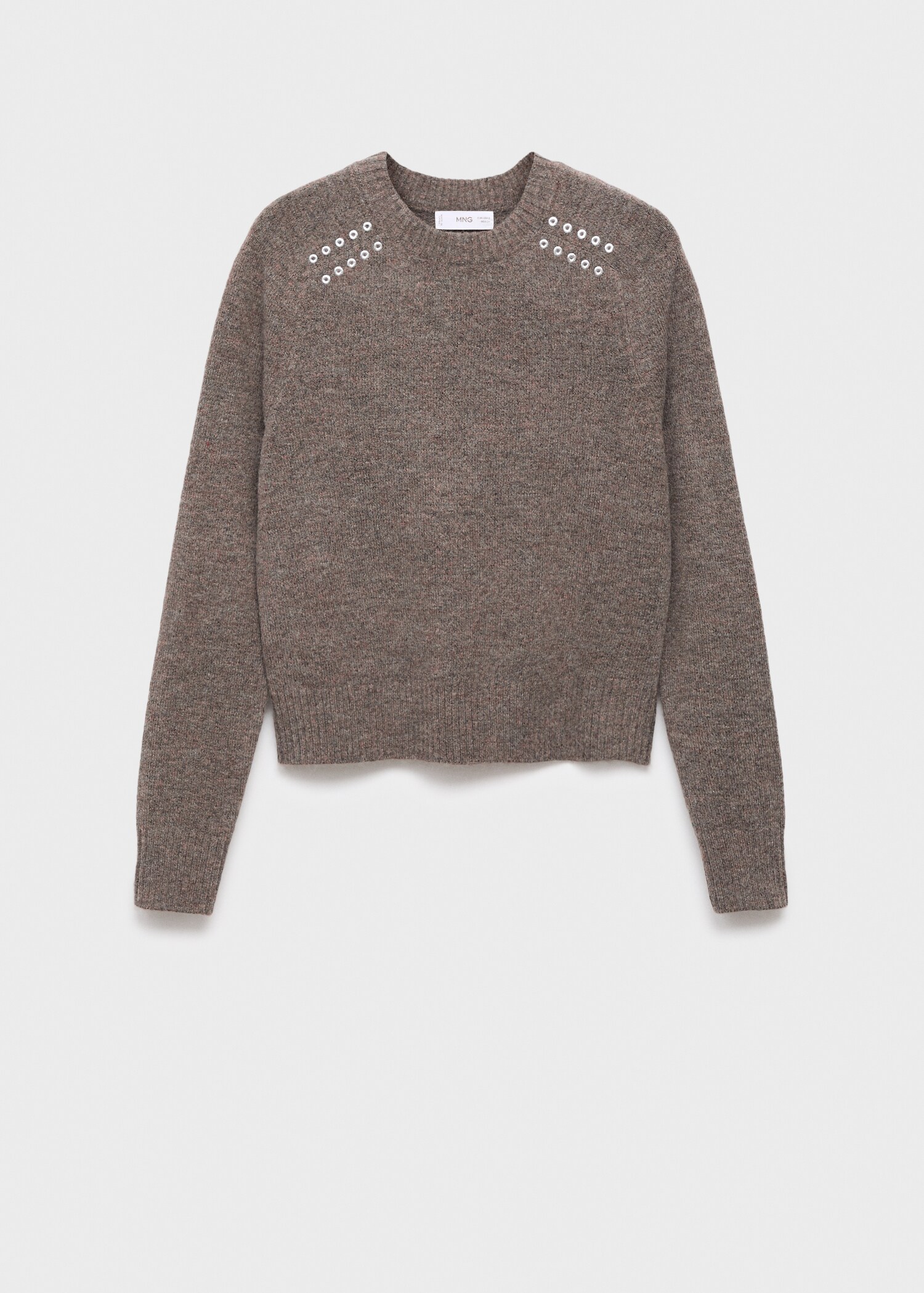 Studded knitted sweater - Article without model