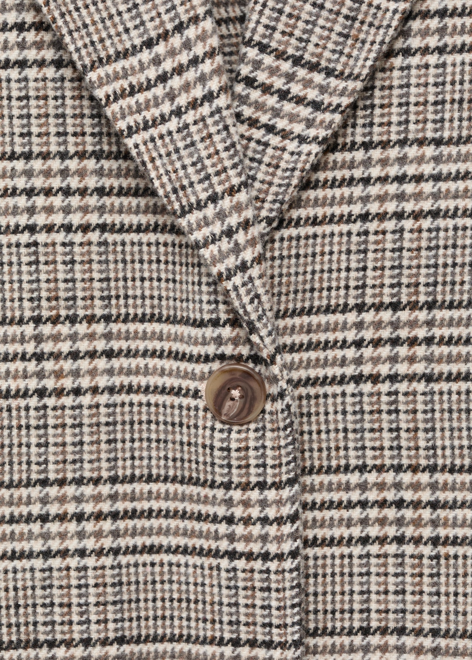 Houndstooth wool-blend coat - Details of the article 8