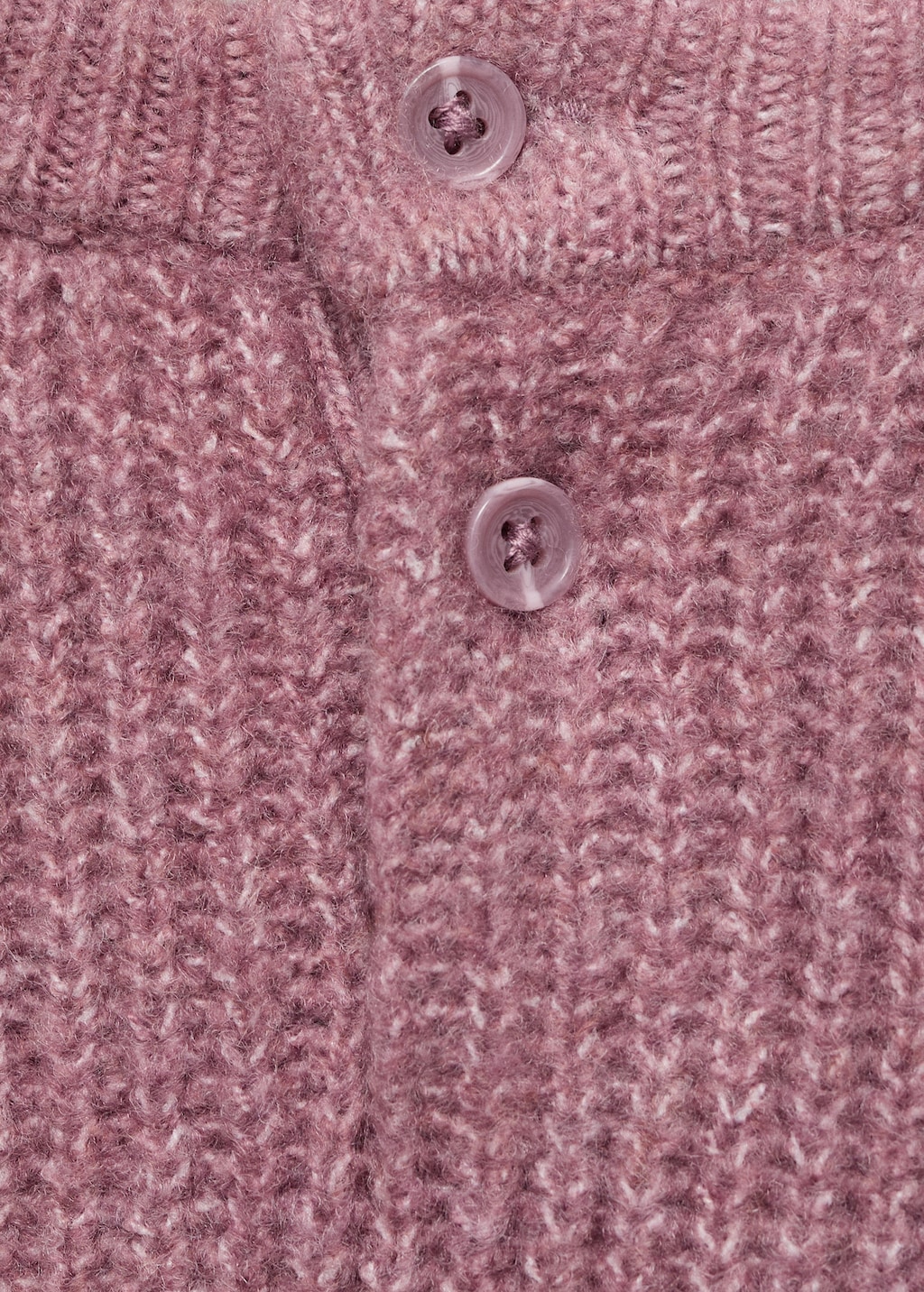 Knitted ribbed sweater
