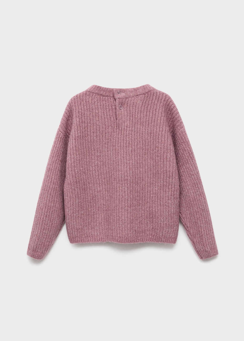 Knitted ribbed sweater