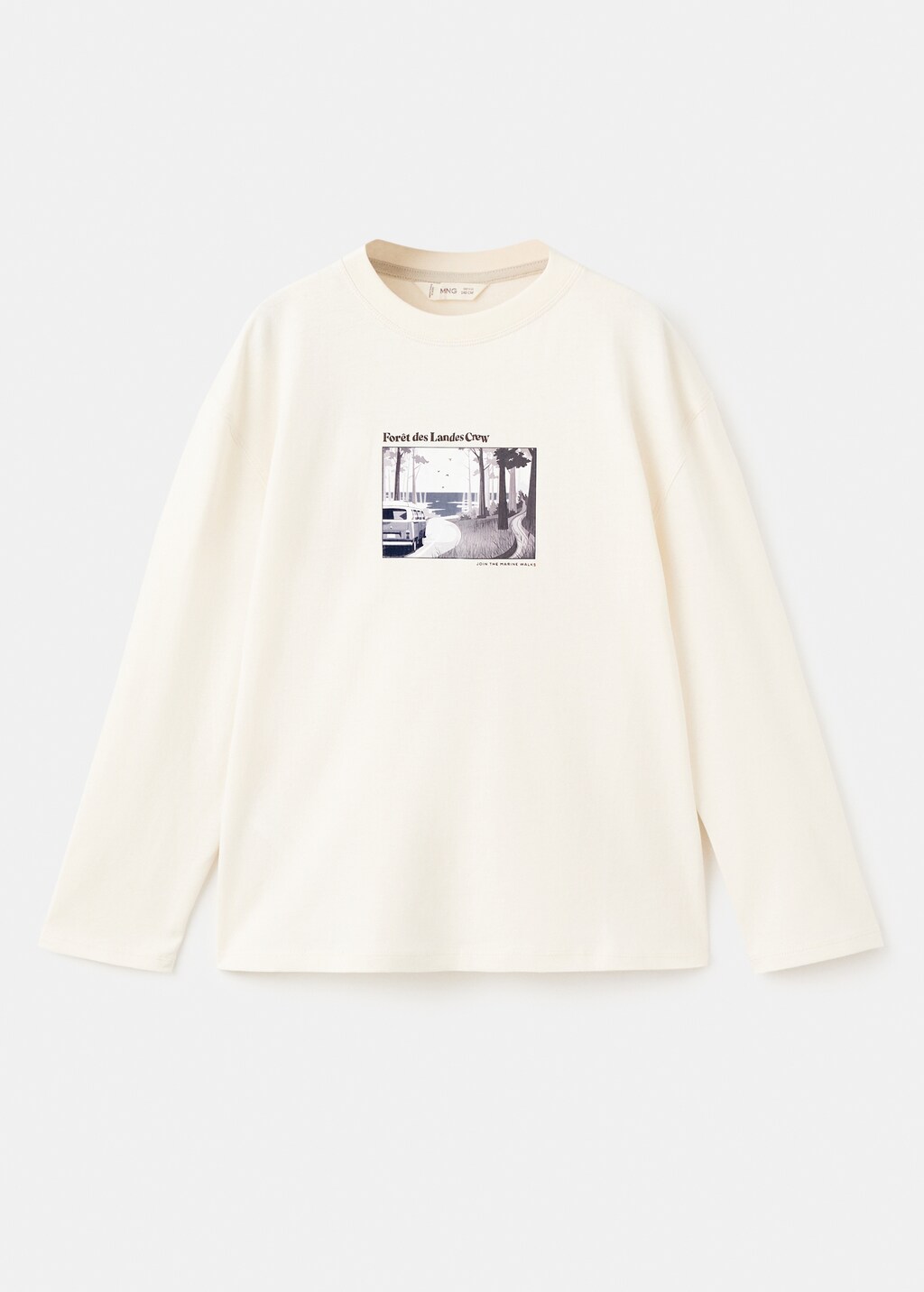 T-shirt oversize Signature « marron foncé T-shirt oversize Signature « marron foncé
