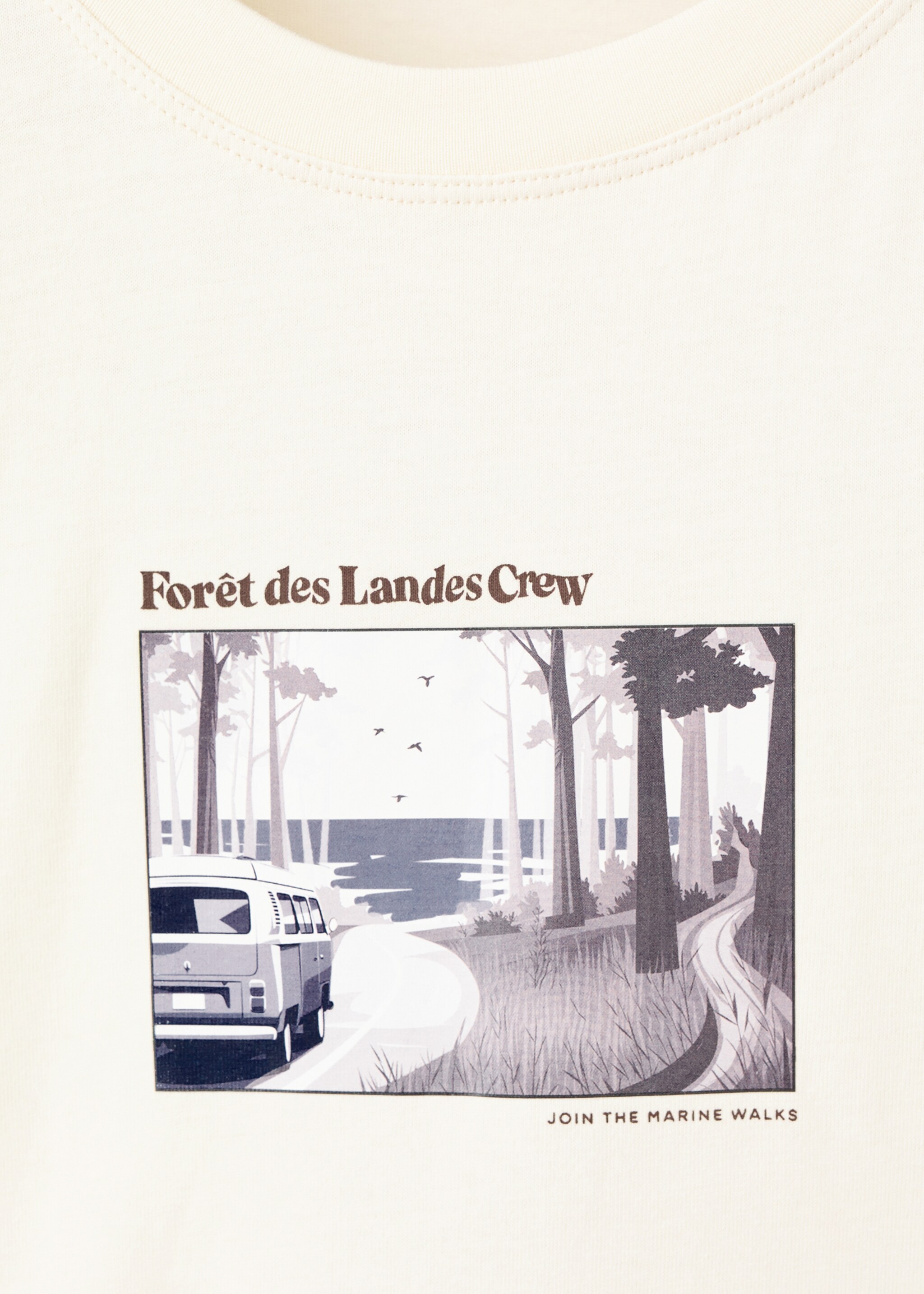 T-shirt foret - Details of the article 8, Off White. Ref: 17026343-00.