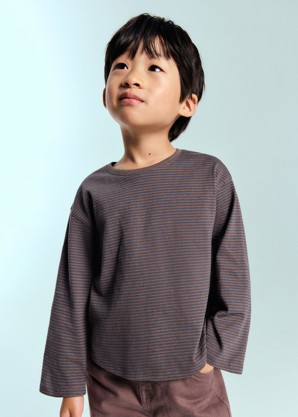 Striped cotton t-shirt