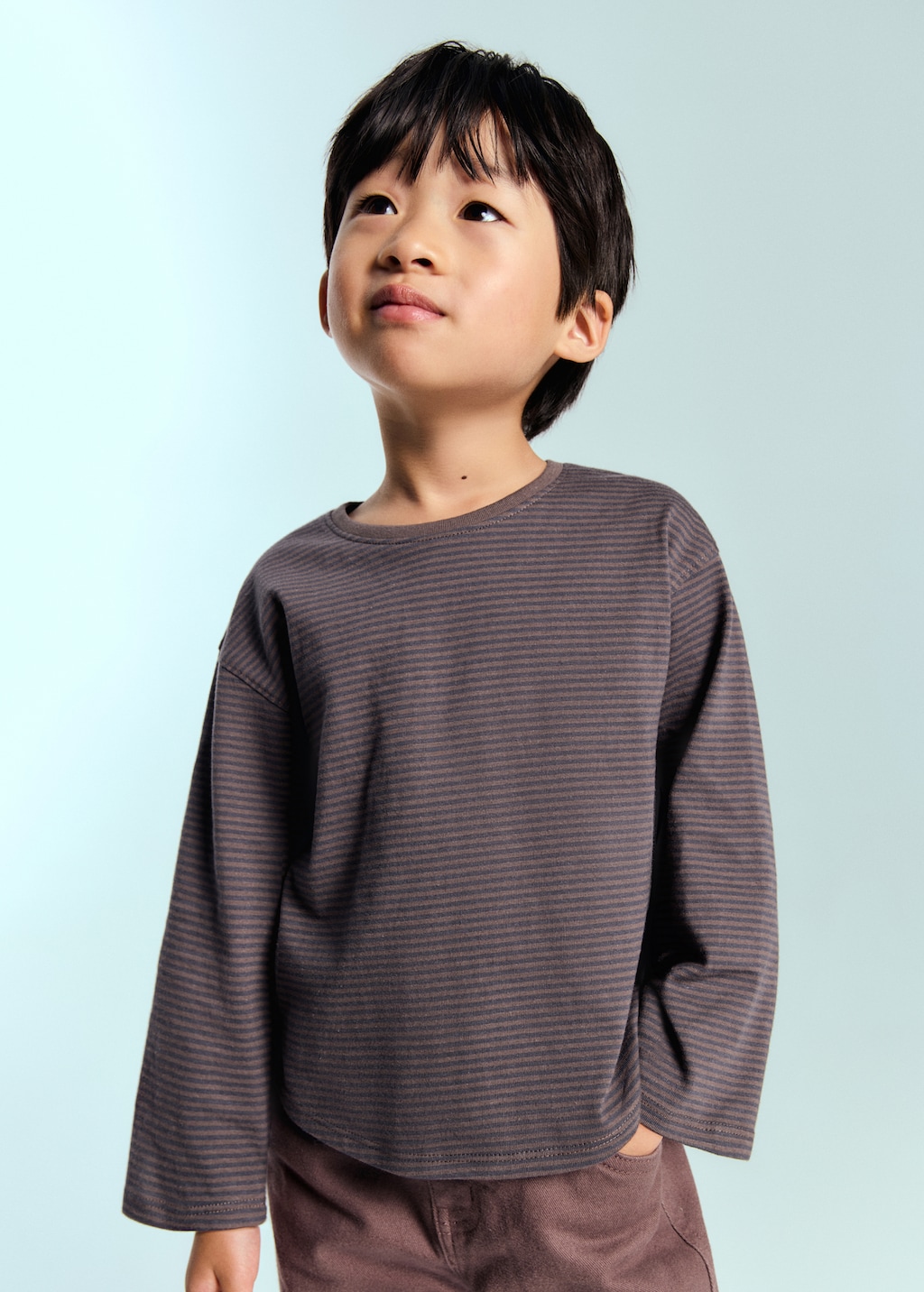 Striped cotton t-shirt