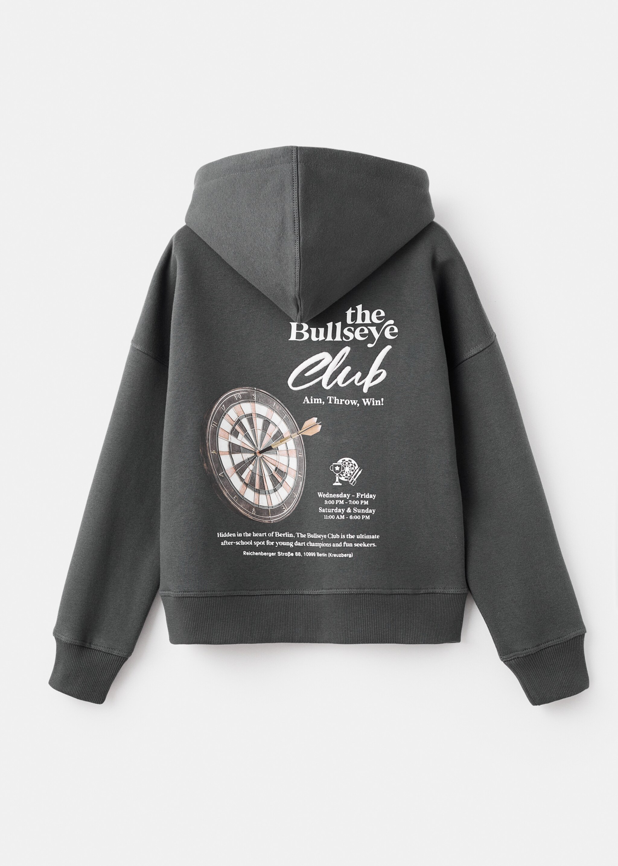 Sweatshirt dart - Обратна страна на артикула, Въглен. Ref: 17026346-00.