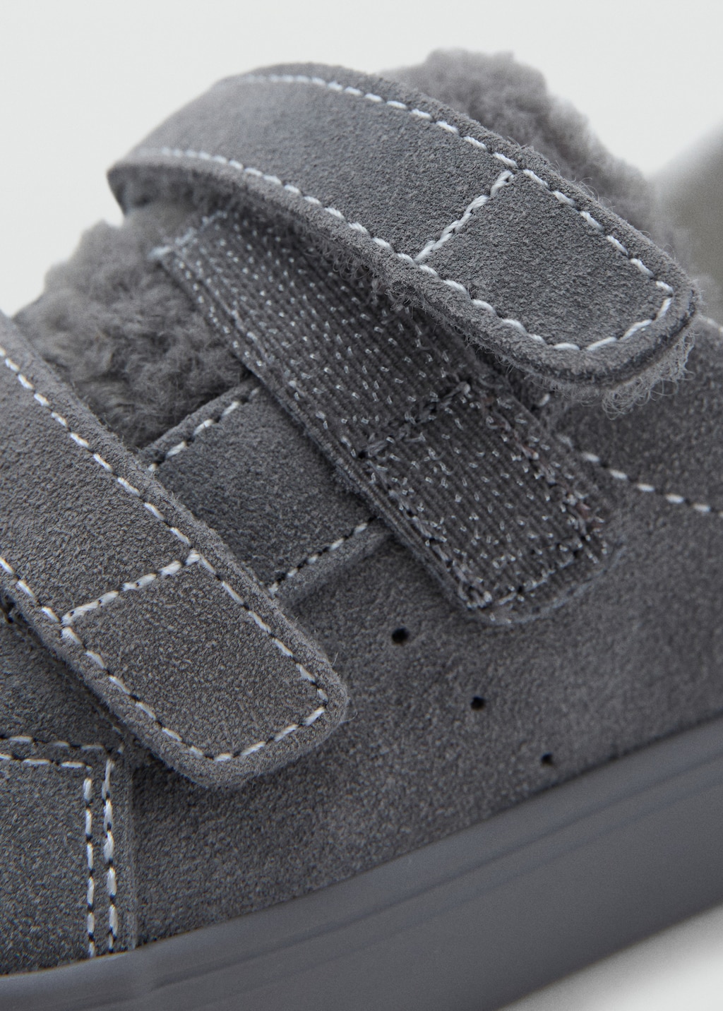 Leather mixed sneakers