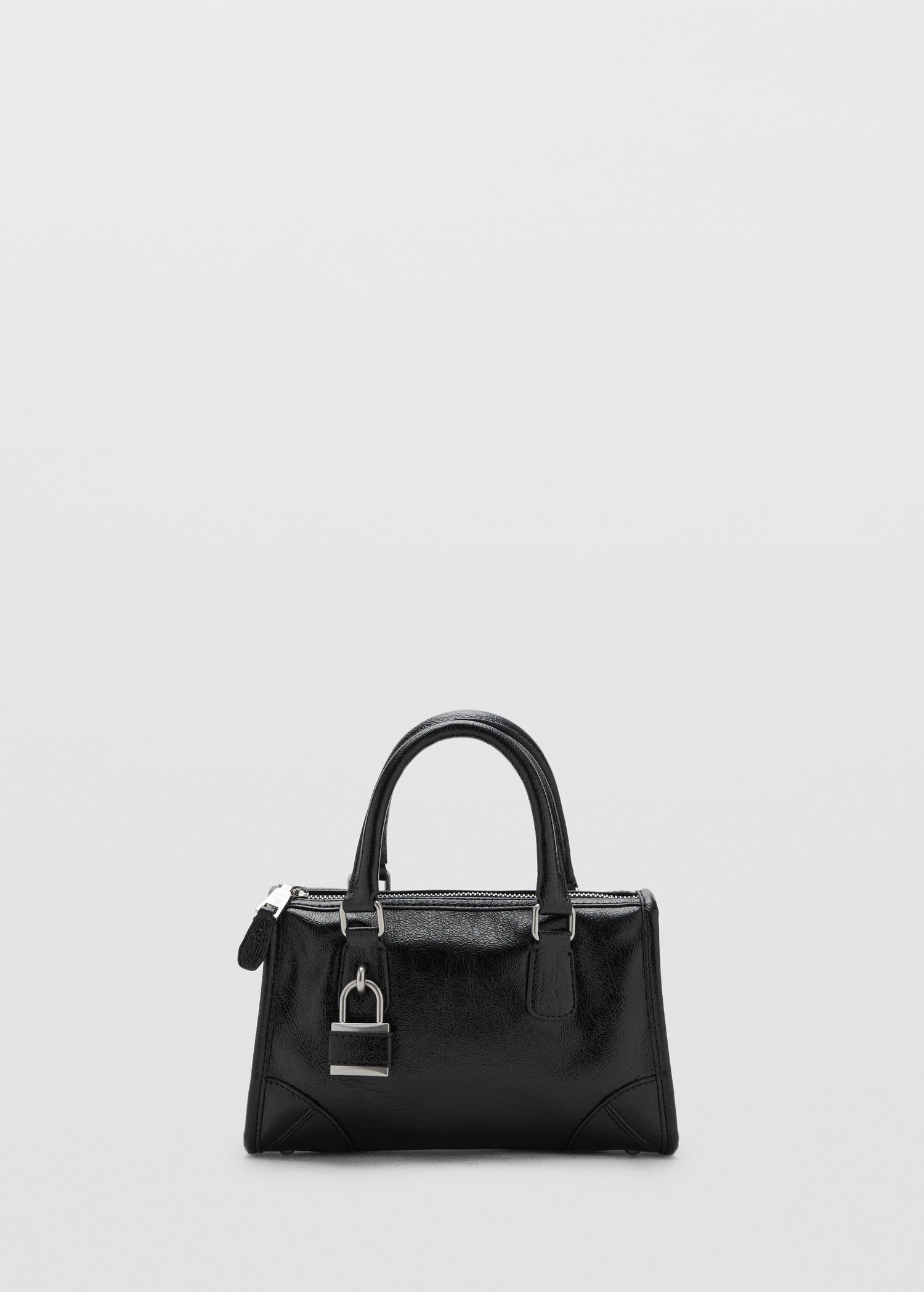 Mini rectangular handbag with handles - Article without model