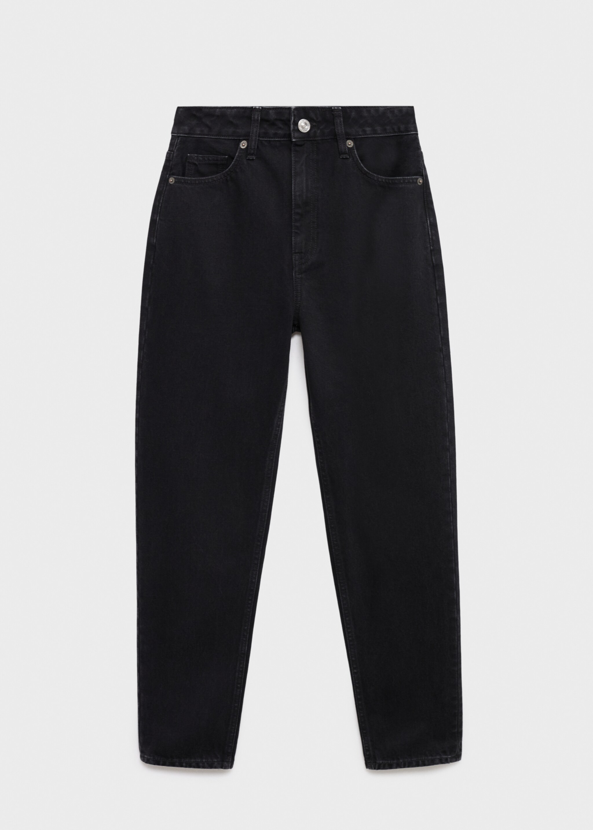 Mom2000 high-rise jeans - Article without model, Black denim. Ref: 17026355-00.
