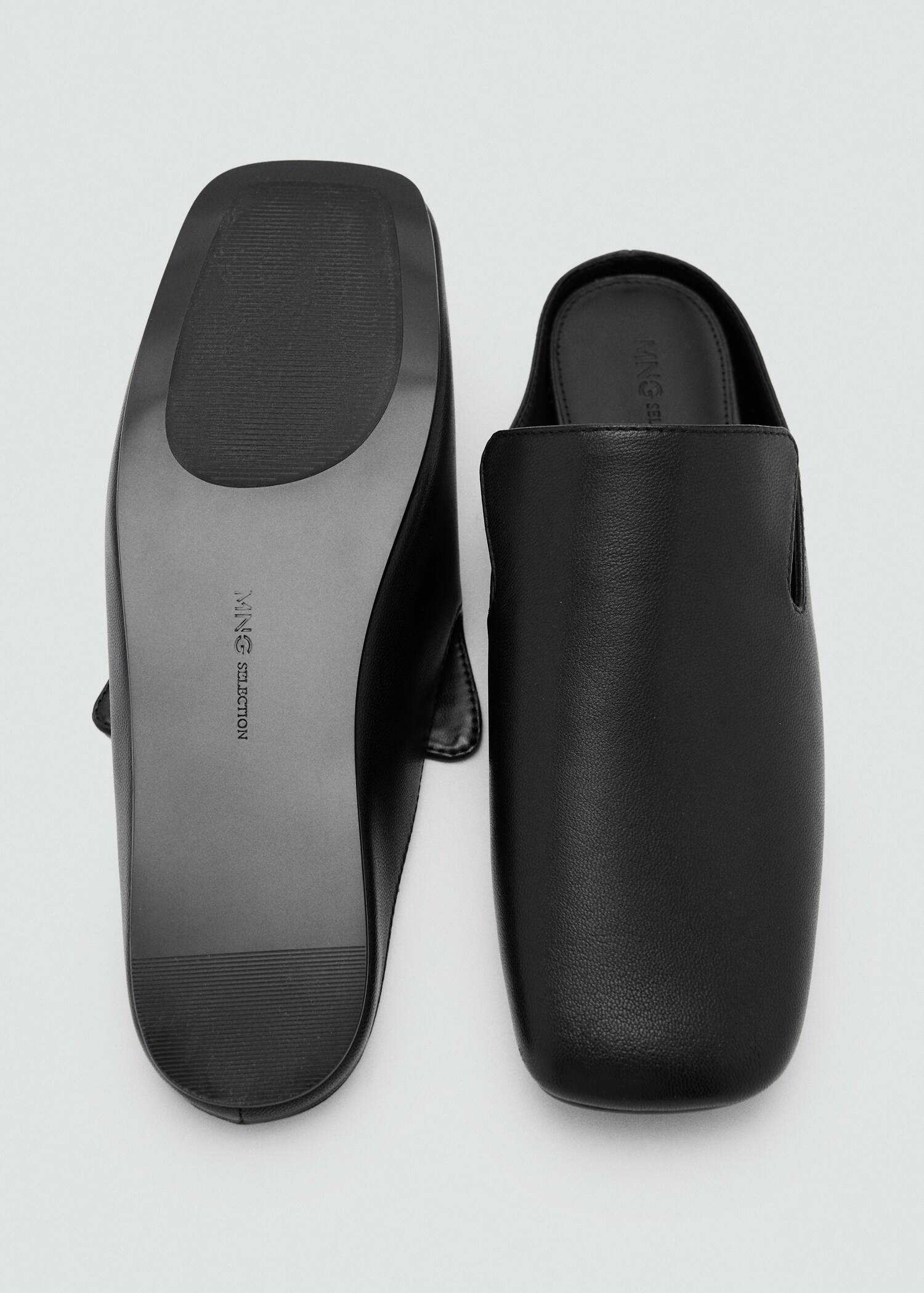 Square toe leather shoe - Details of the article 4