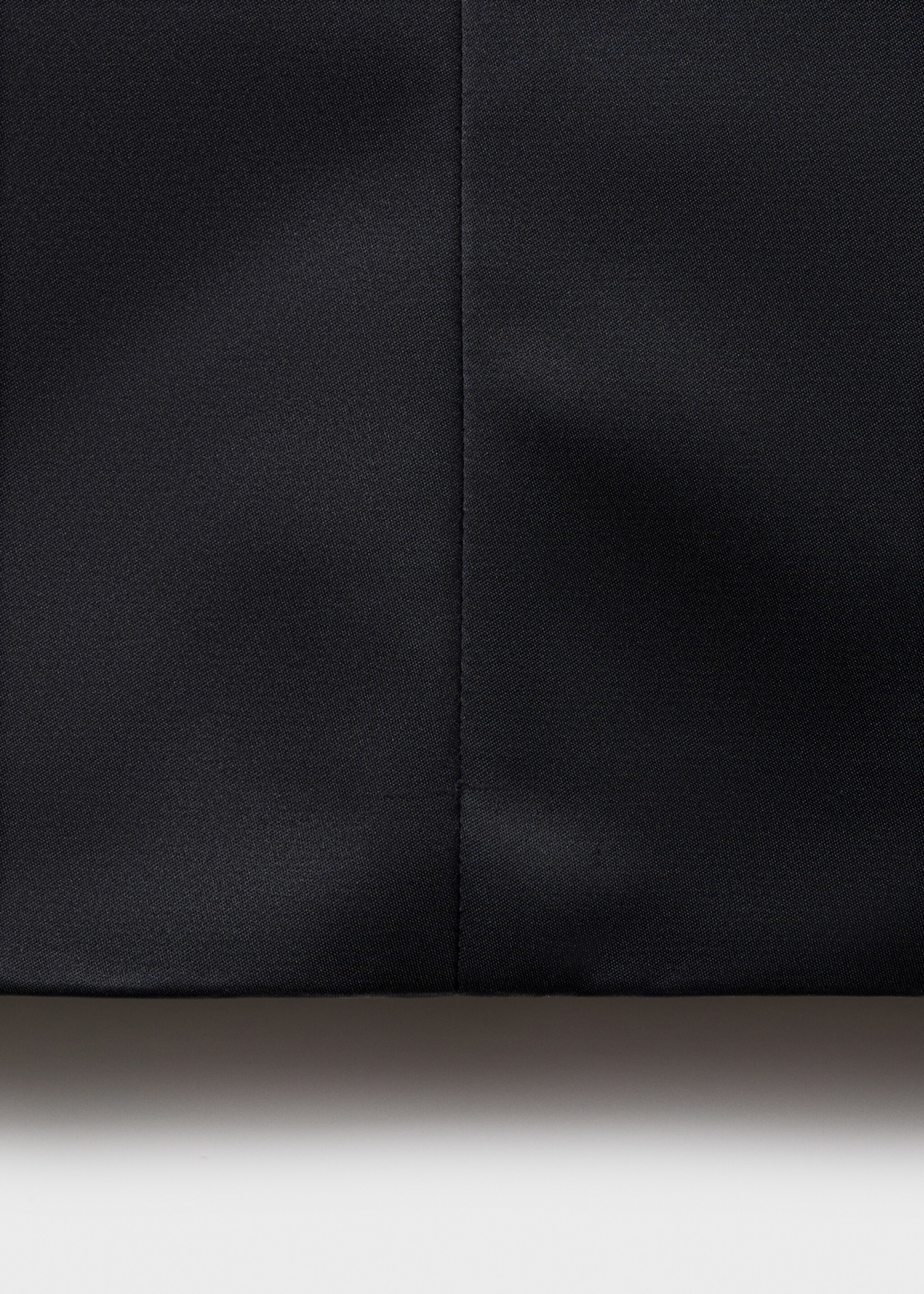 Short satin dress - Details of the article 0, Charcoal. Ref: 17026357-00.