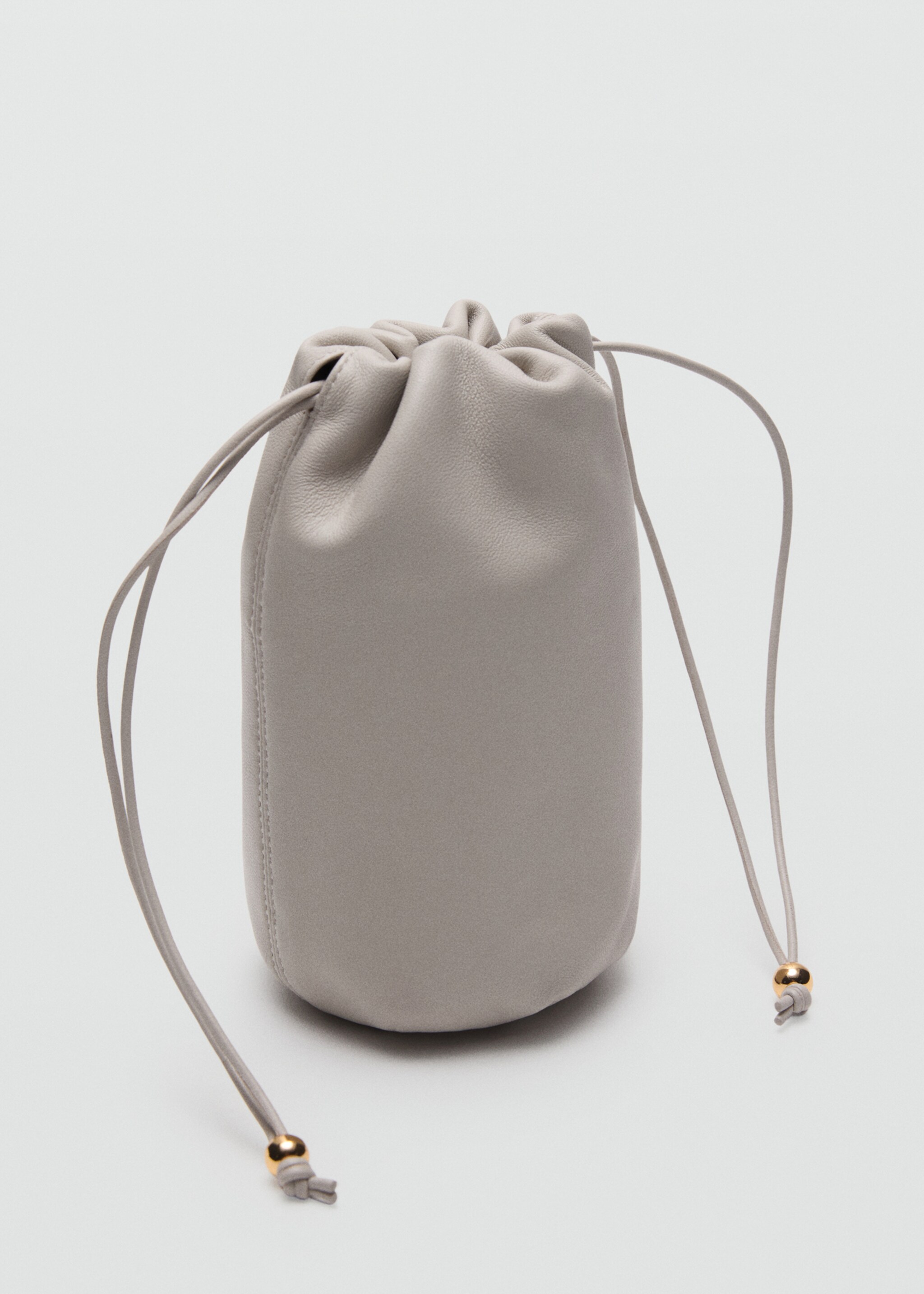 Leather handbag - Medium plane, Light/Pastel Grey. Ref: 17026358-00.