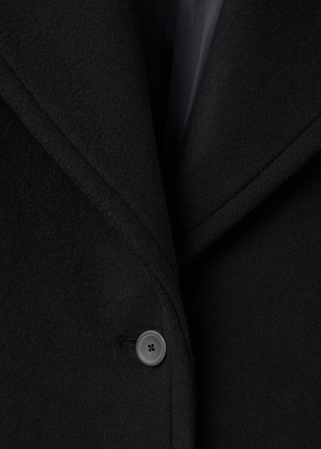 Mango Oversized short wool coat