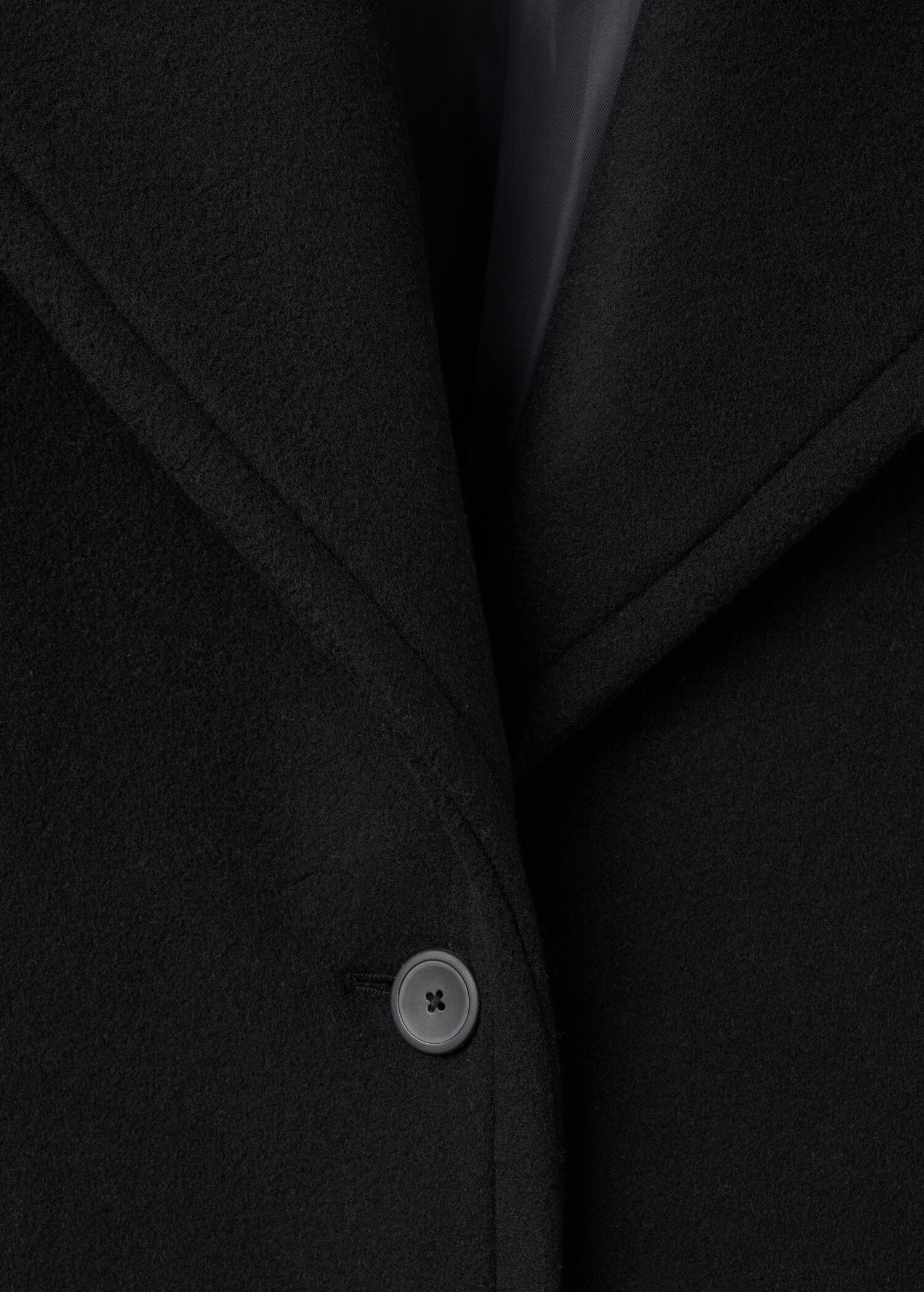 Oversized short wool coat - Details of the article 8