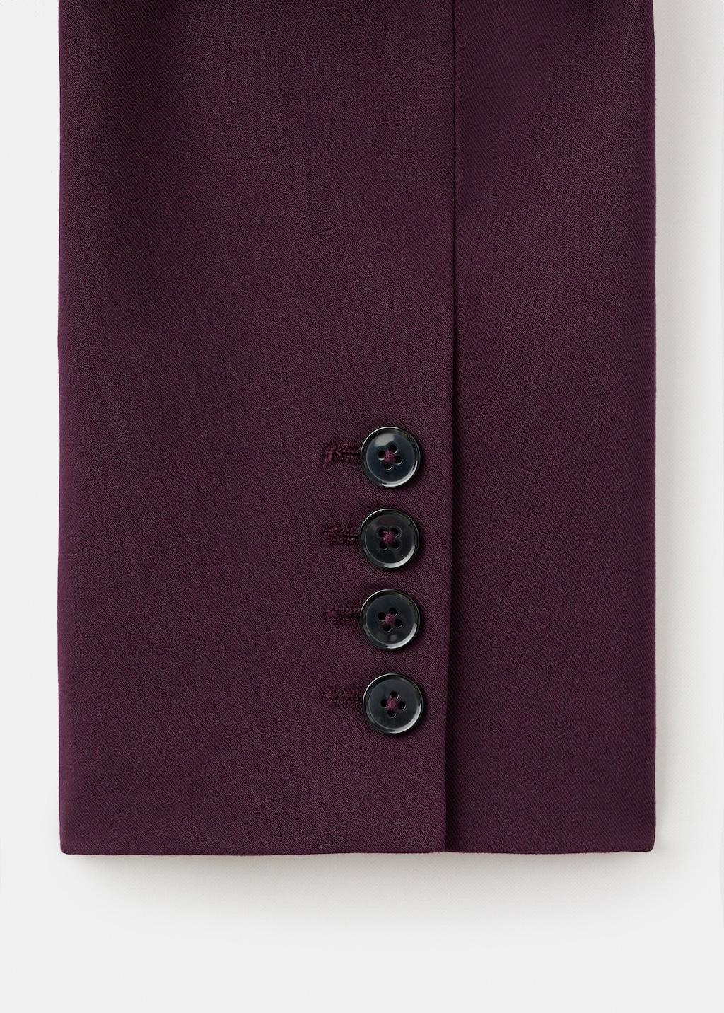 Wool-blend suit blazer