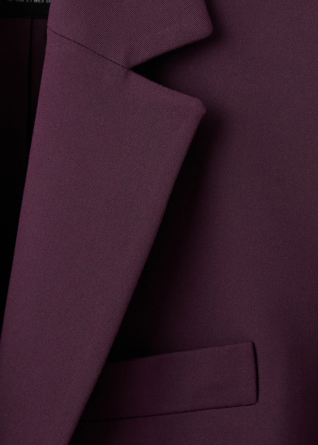 Wool-blend suit blazer