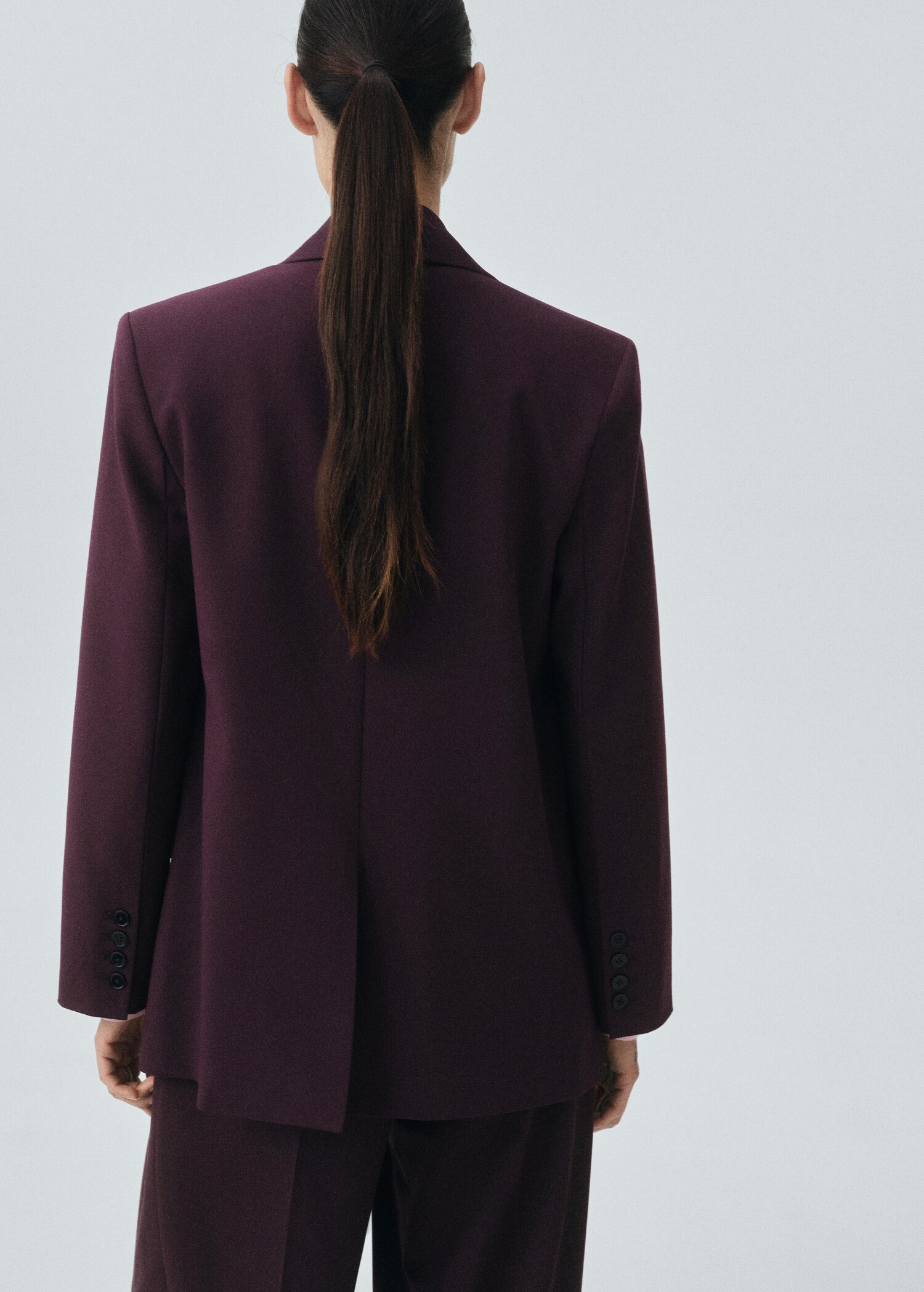 Wool-blend suit jacket - Reverse of the article
