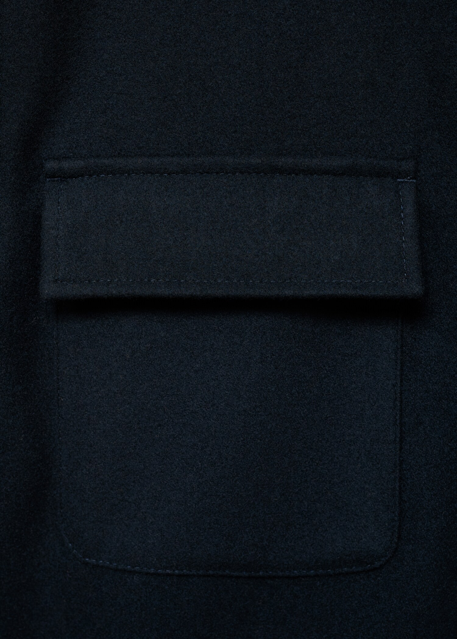 Wool jacket with pockets - Details of the article 0