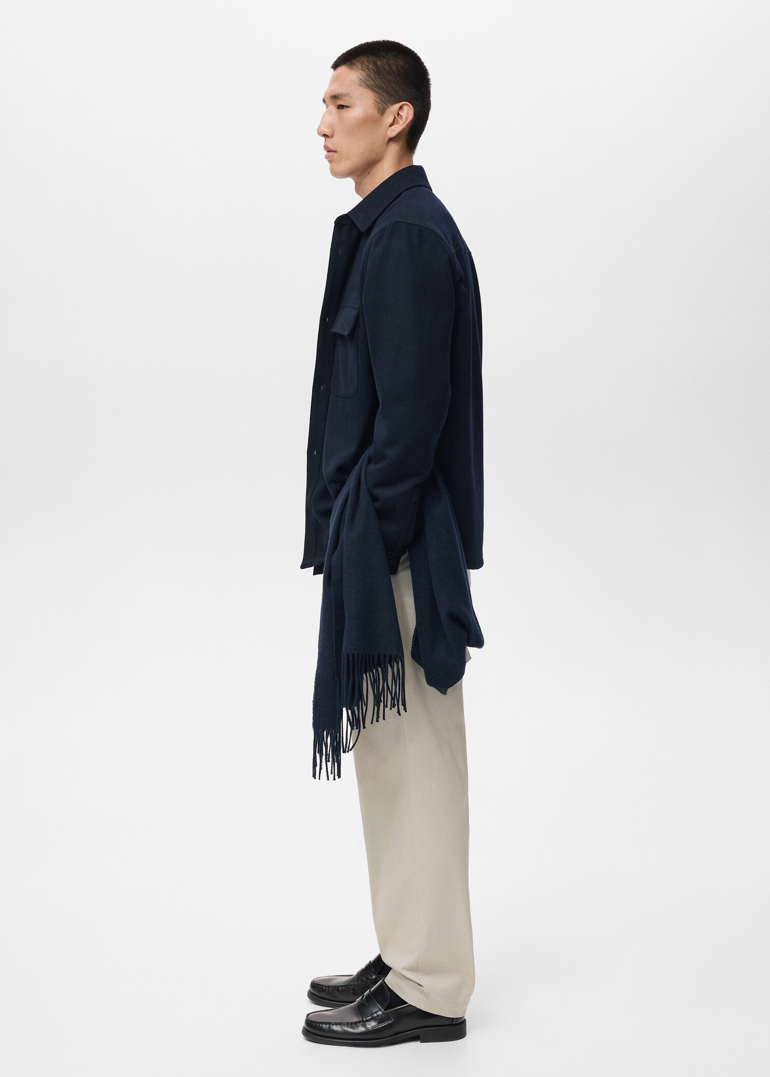 Wool jacket with pockets - Details of the article 2