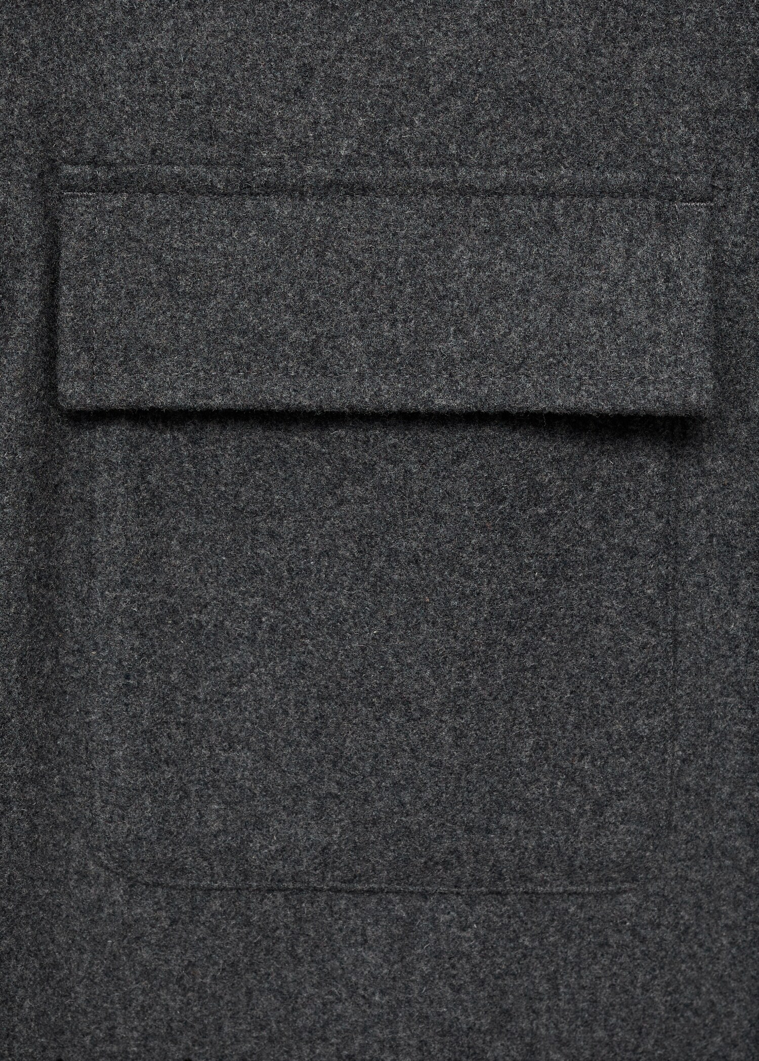 Wool jacket with pockets - Details of the article 0