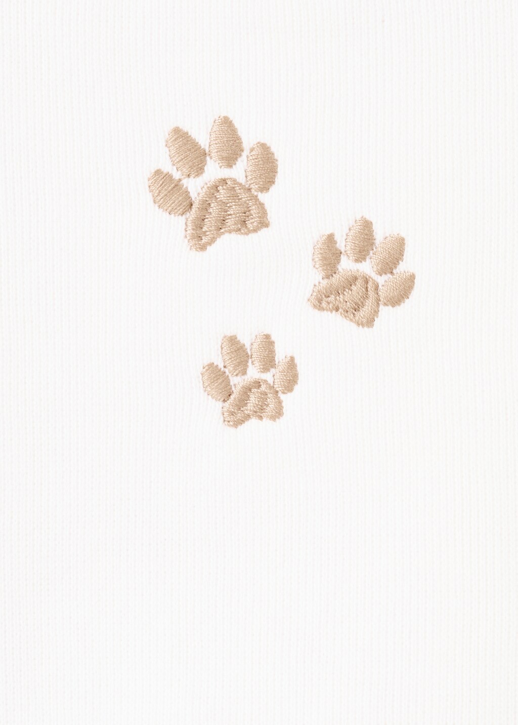 Embroidered lion sweatshirt