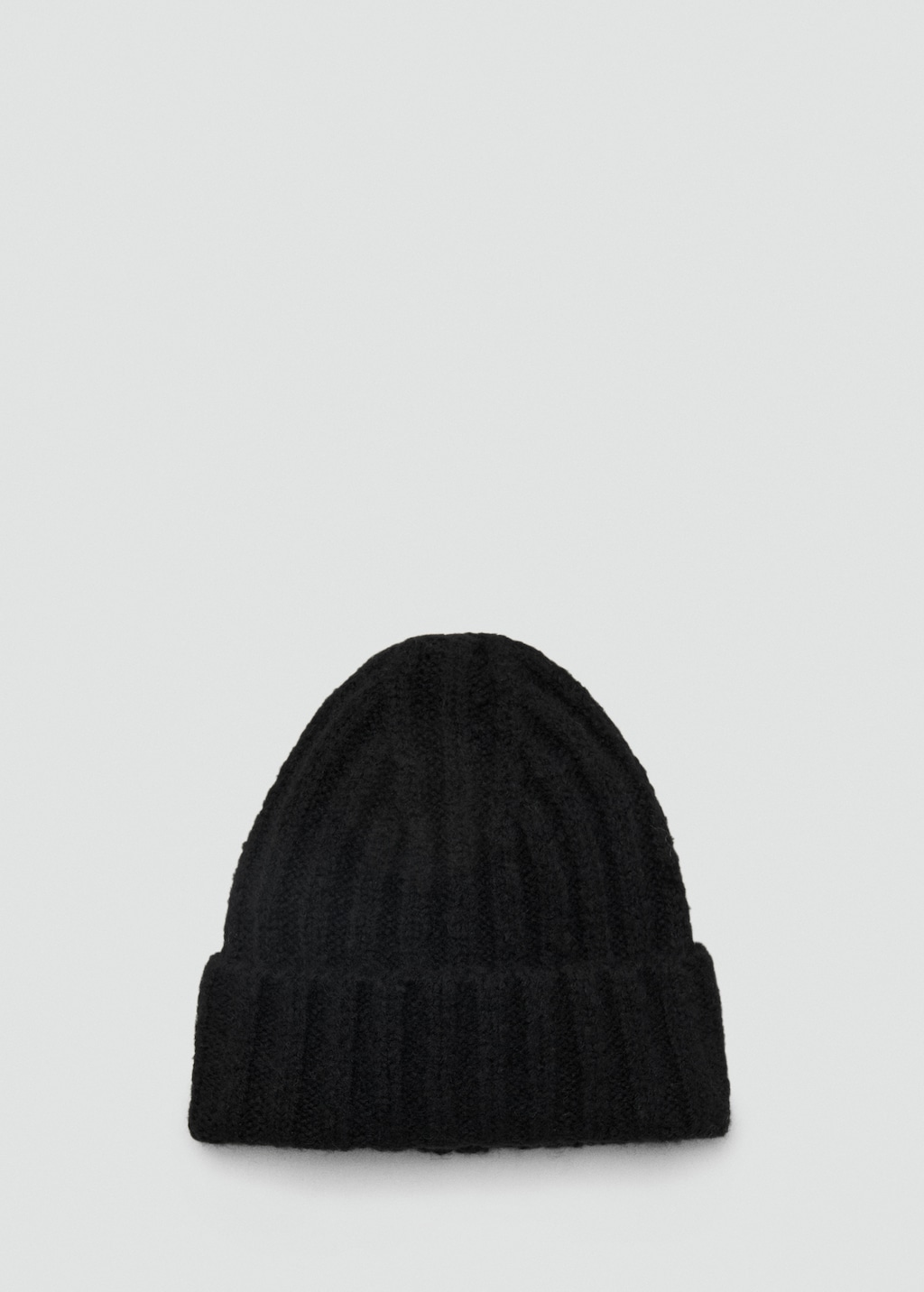 Ribbed knit beanie