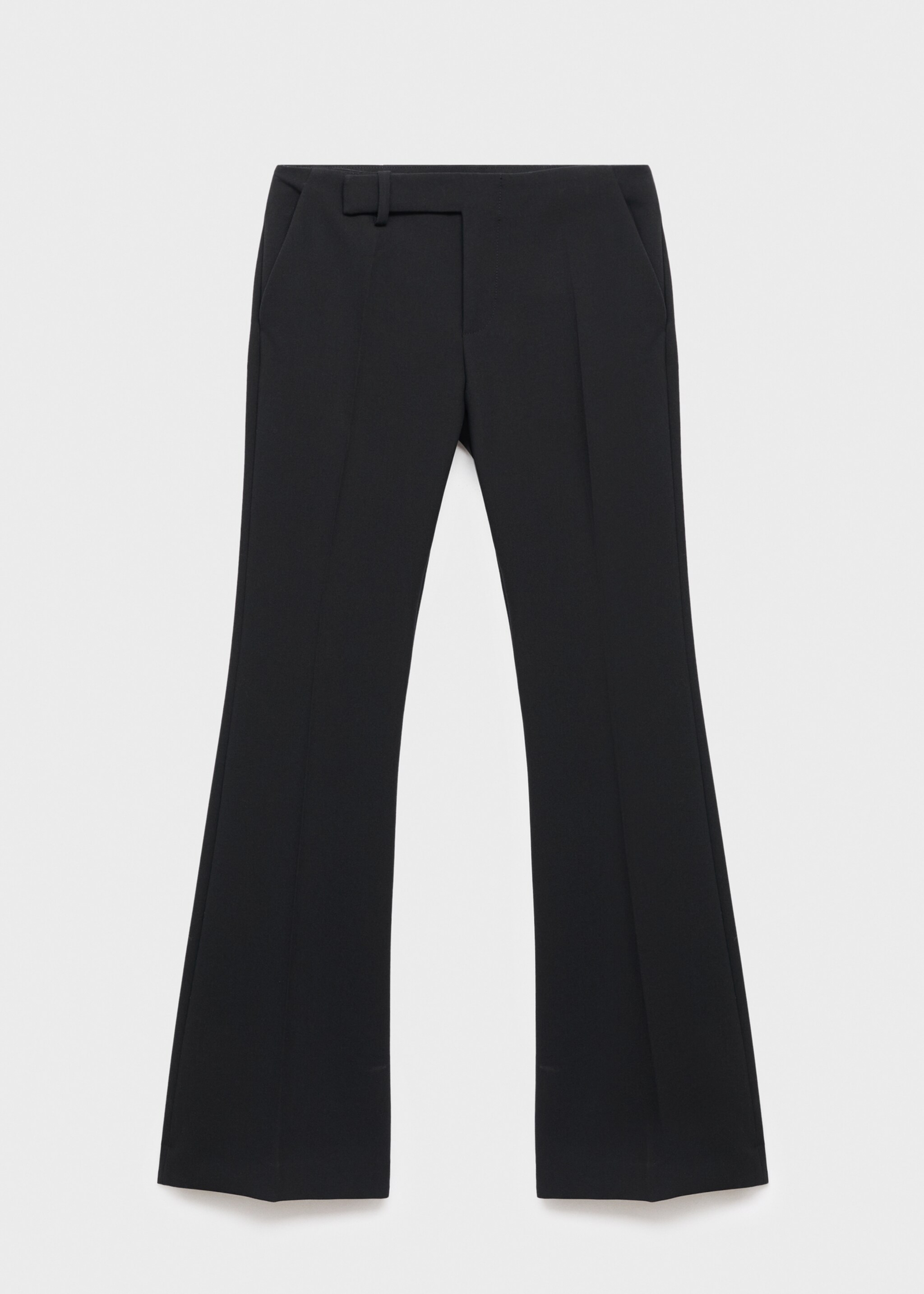 Mid-rise flare trousers - Article without model, Black. Ref: 17026738-00.