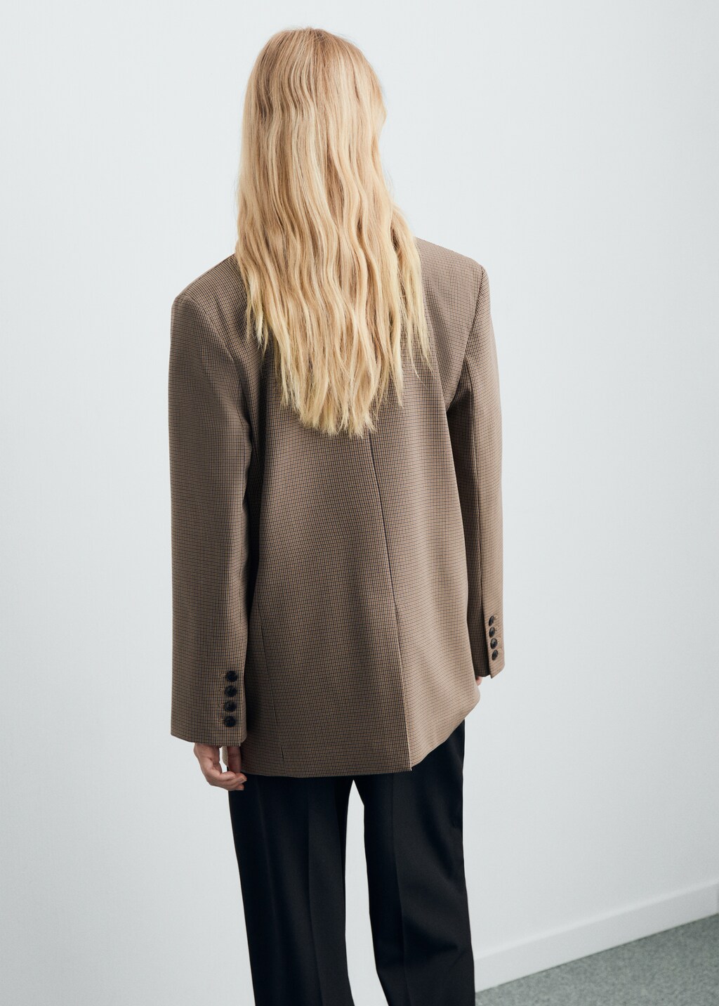 Mango Straight blazer with flap pockets