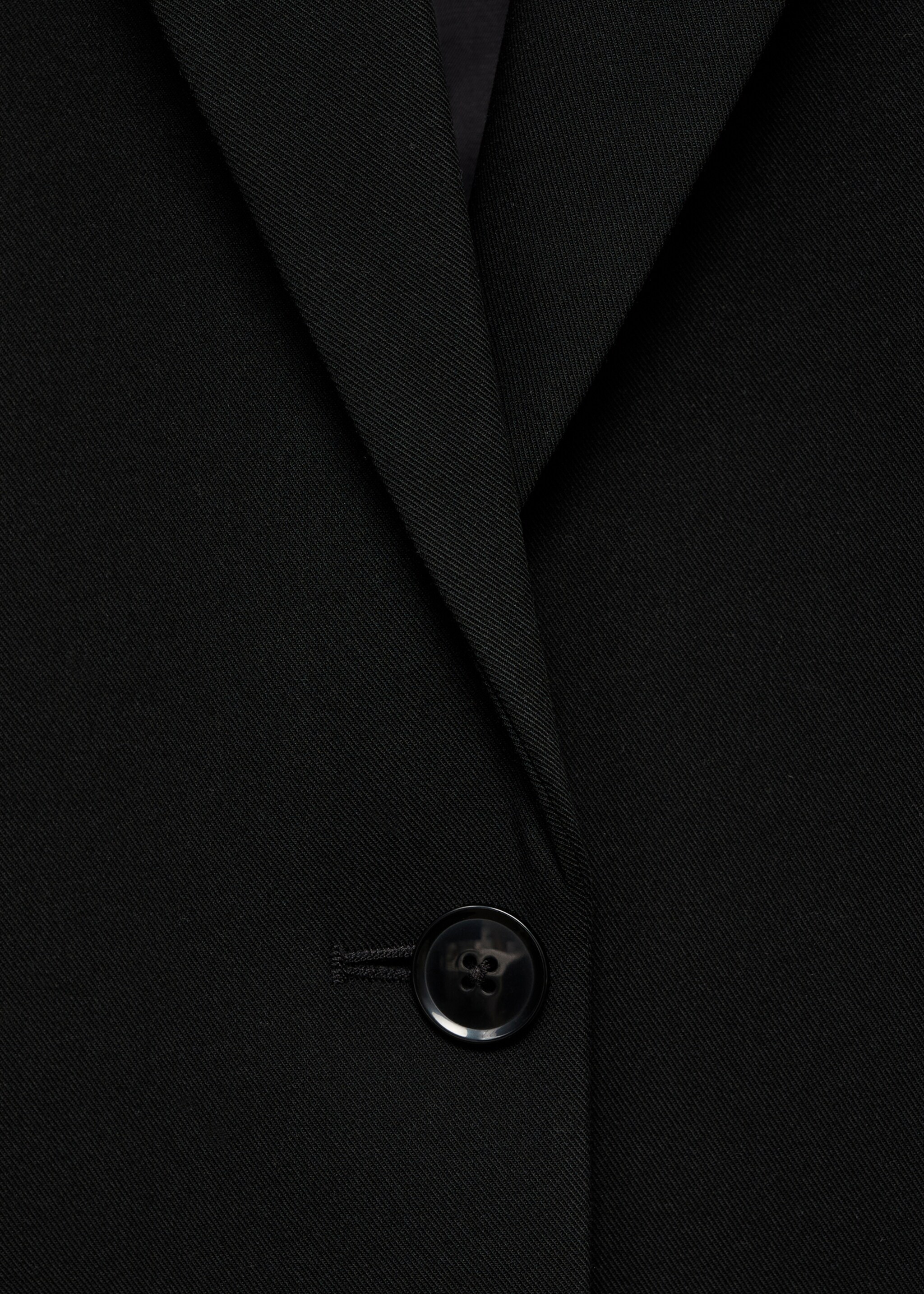 Blazer recta bolsillos solapa - Detalle del artículo 8, Negro. Ref: 17026744-00.