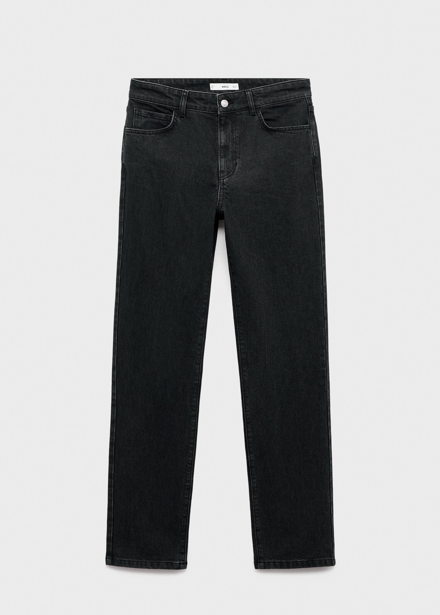 Mid-rise straight jeans - Article without model