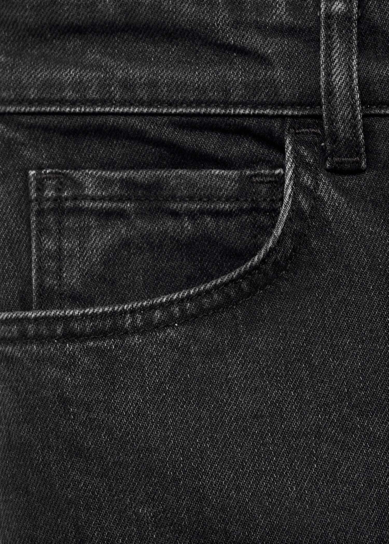 Mid-rise straight jeans - Details of the article 0