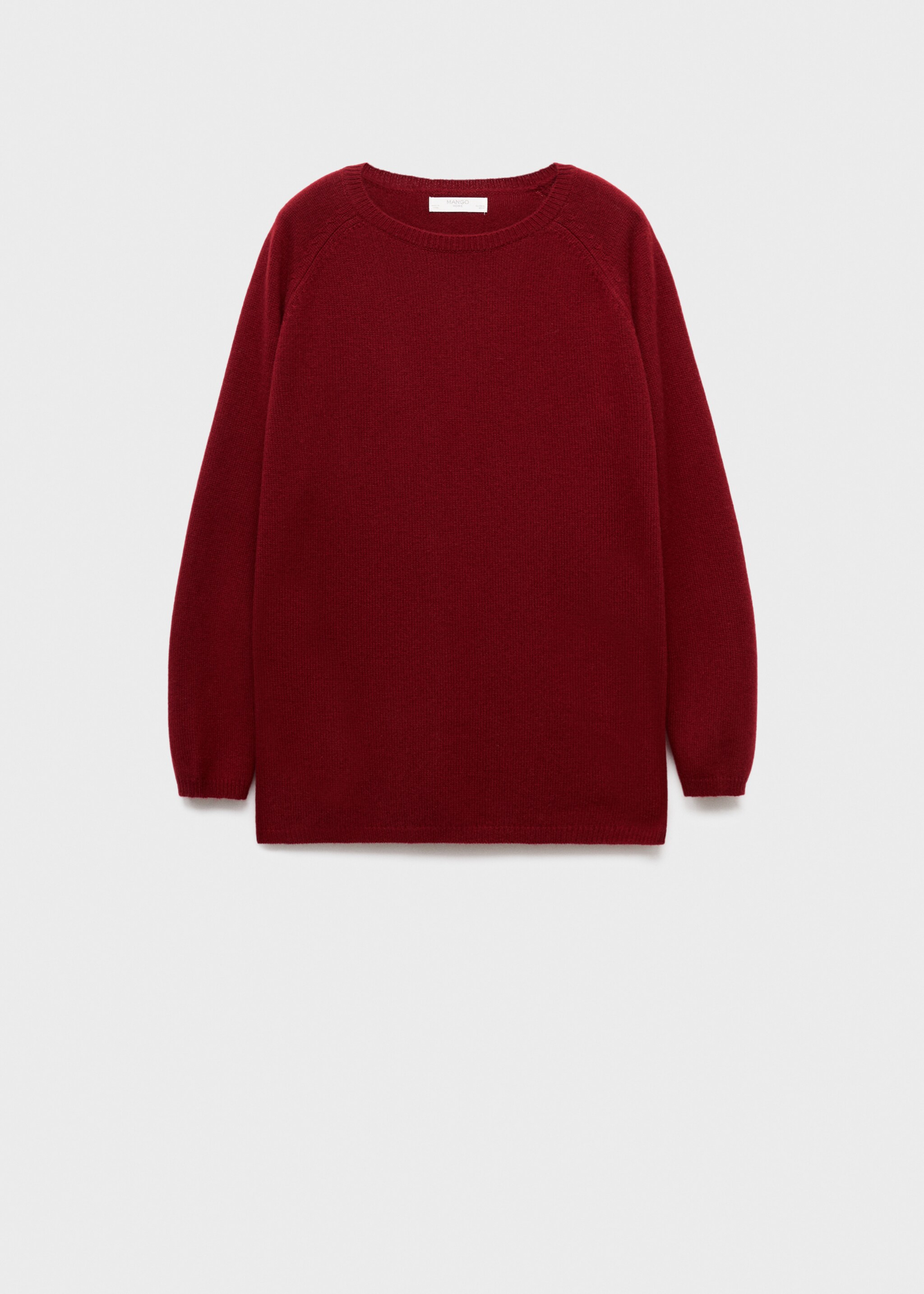 Thick cashmere sweater - Article without model, Red. Ref: 17027130-00.