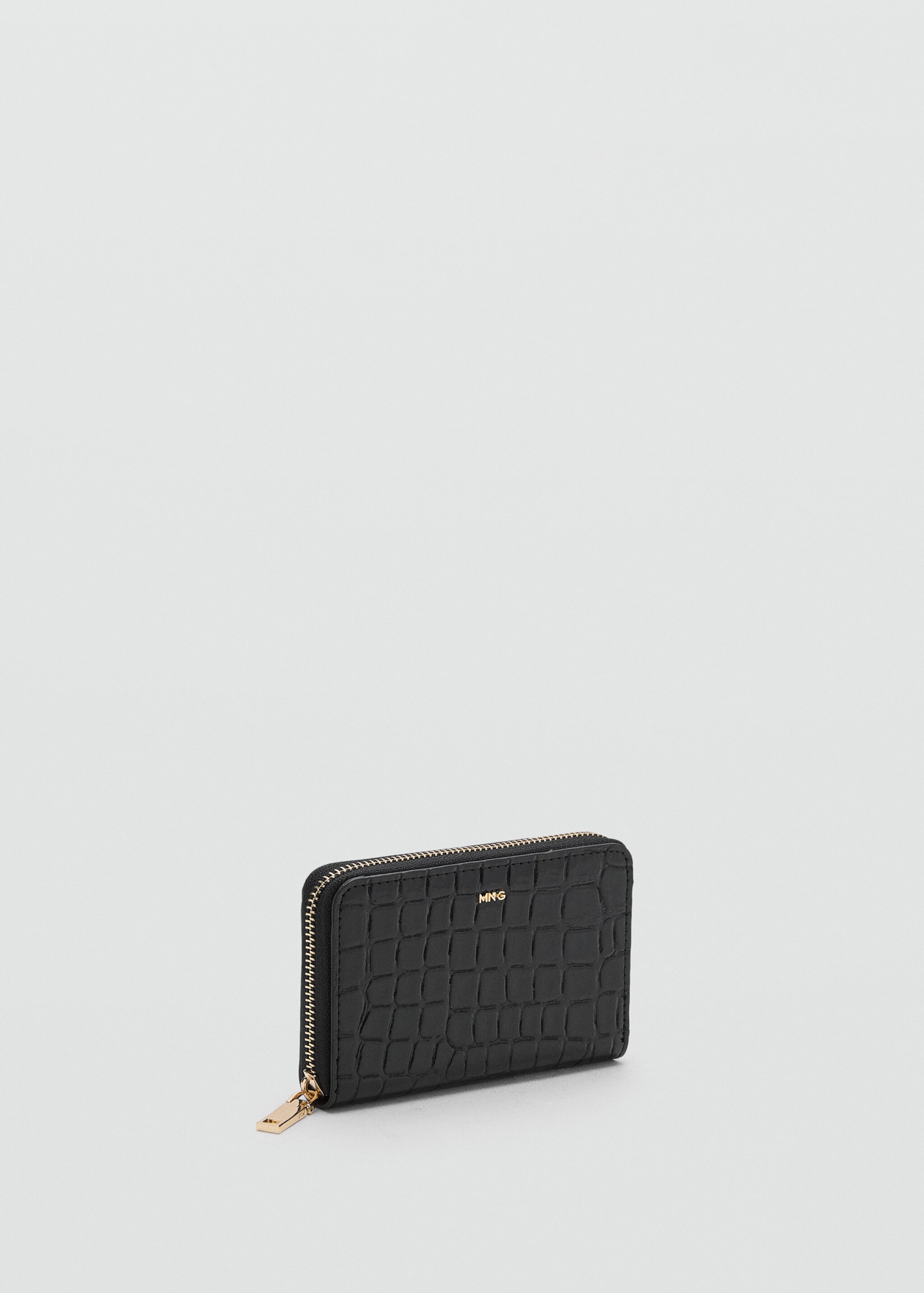 Medium crocodile wallet - Medium plane, Black. Ref: 17027131-00.