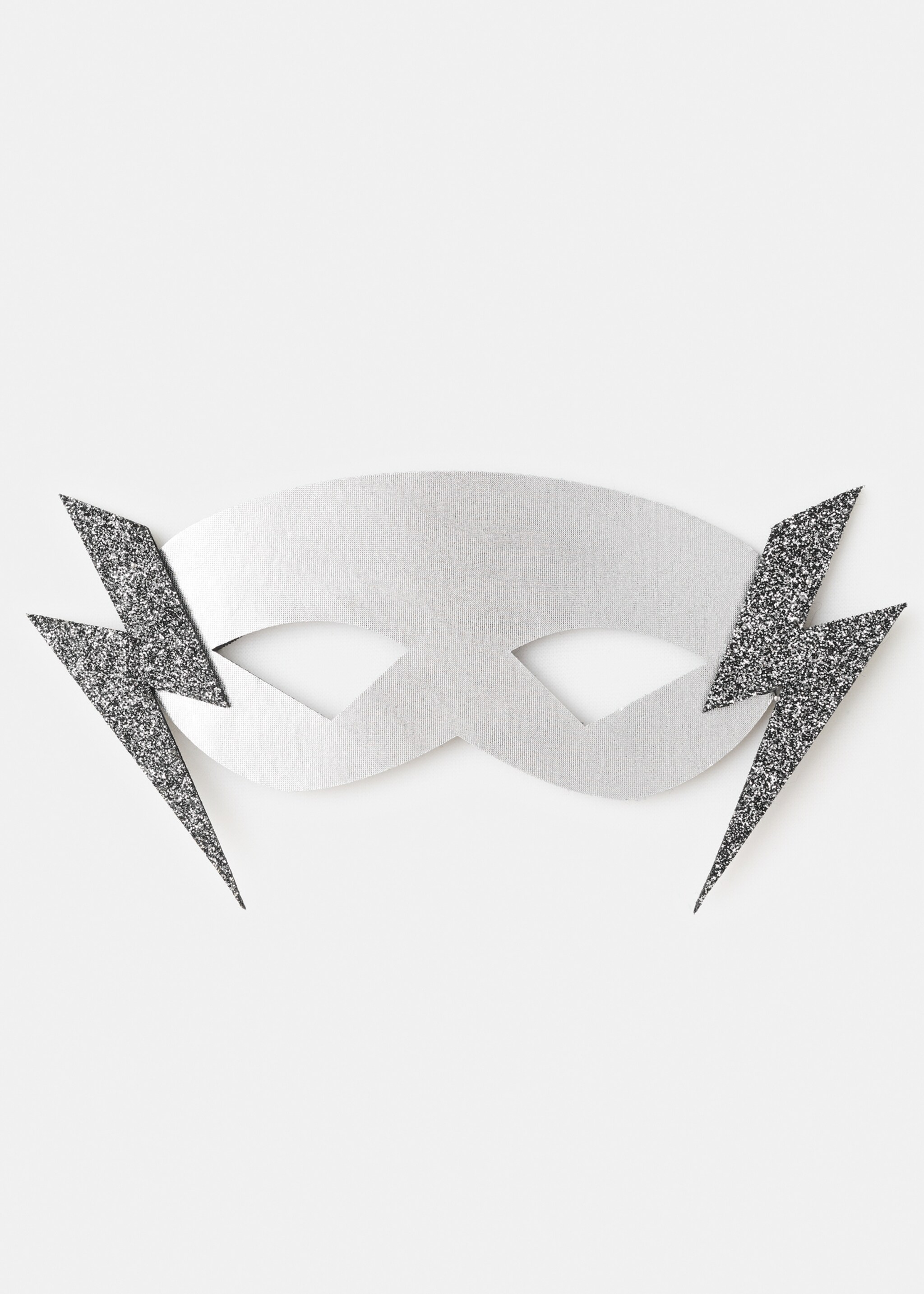 Cape and lightning mask - Details of the article 2, Silver. Ref: 17027132-00.