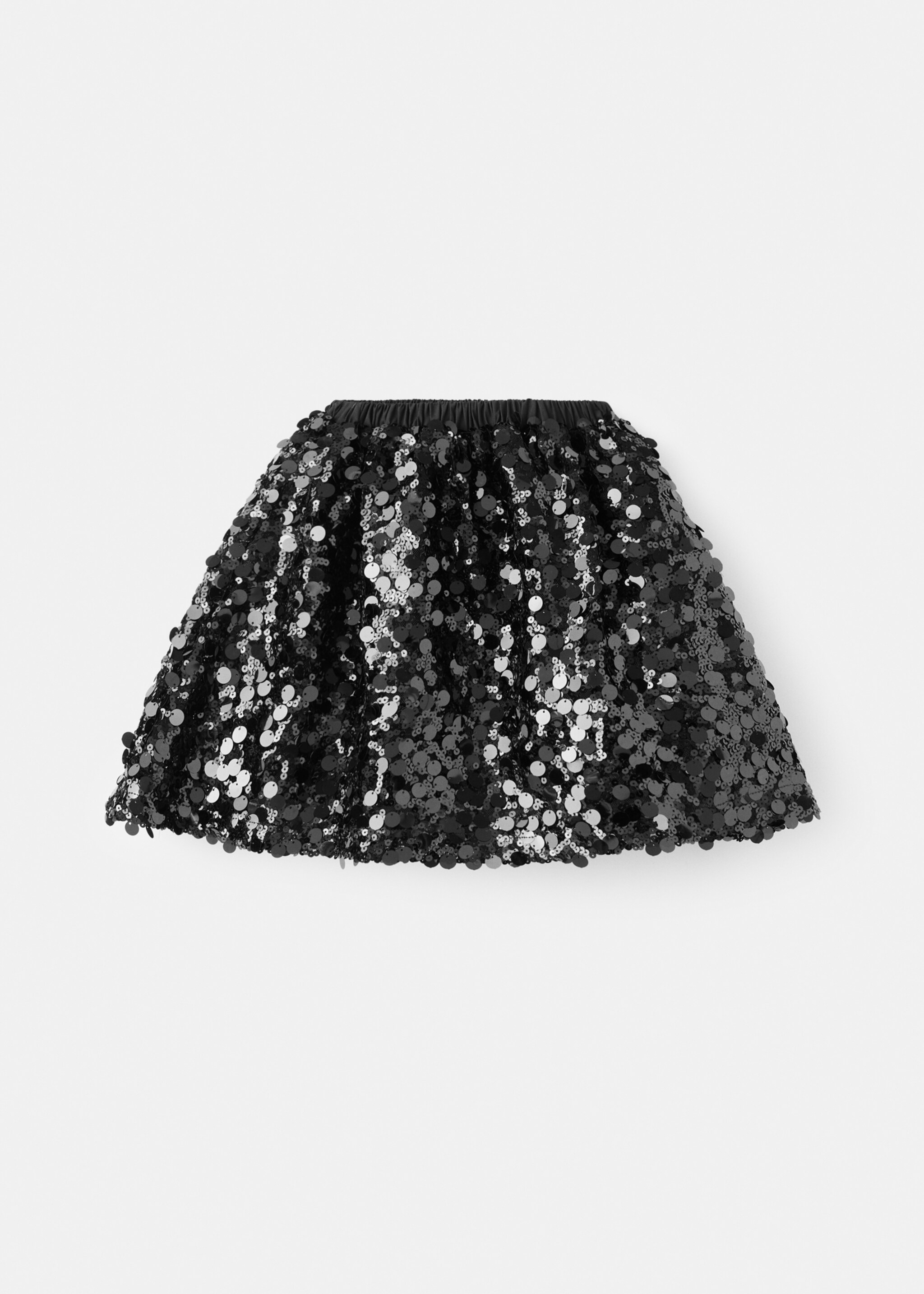 Sequin skirt - Article without model, Black. Ref: 17027134-00.