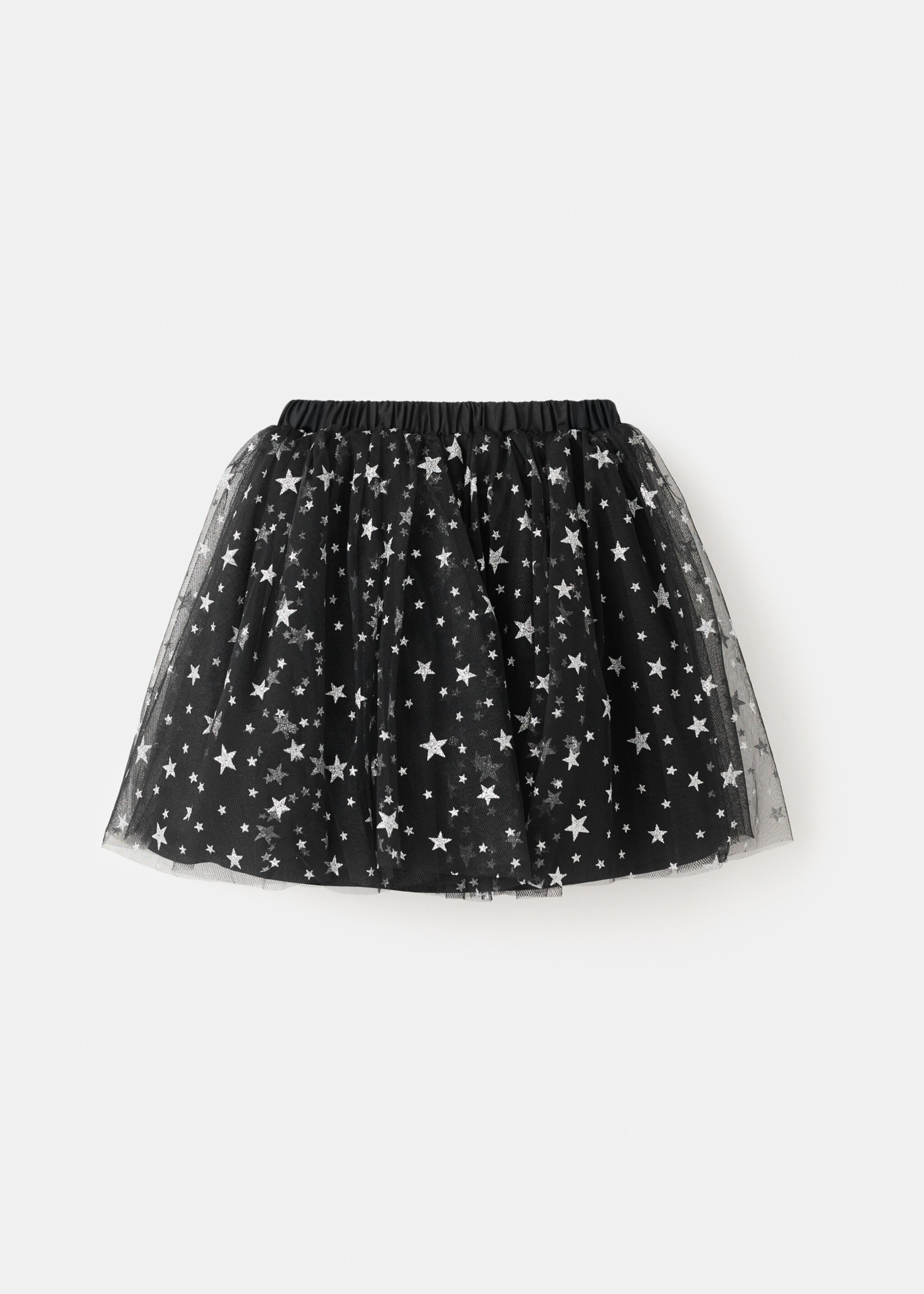 Star tulle skirt - Medium plane, Black. Ref: 17027135-00.