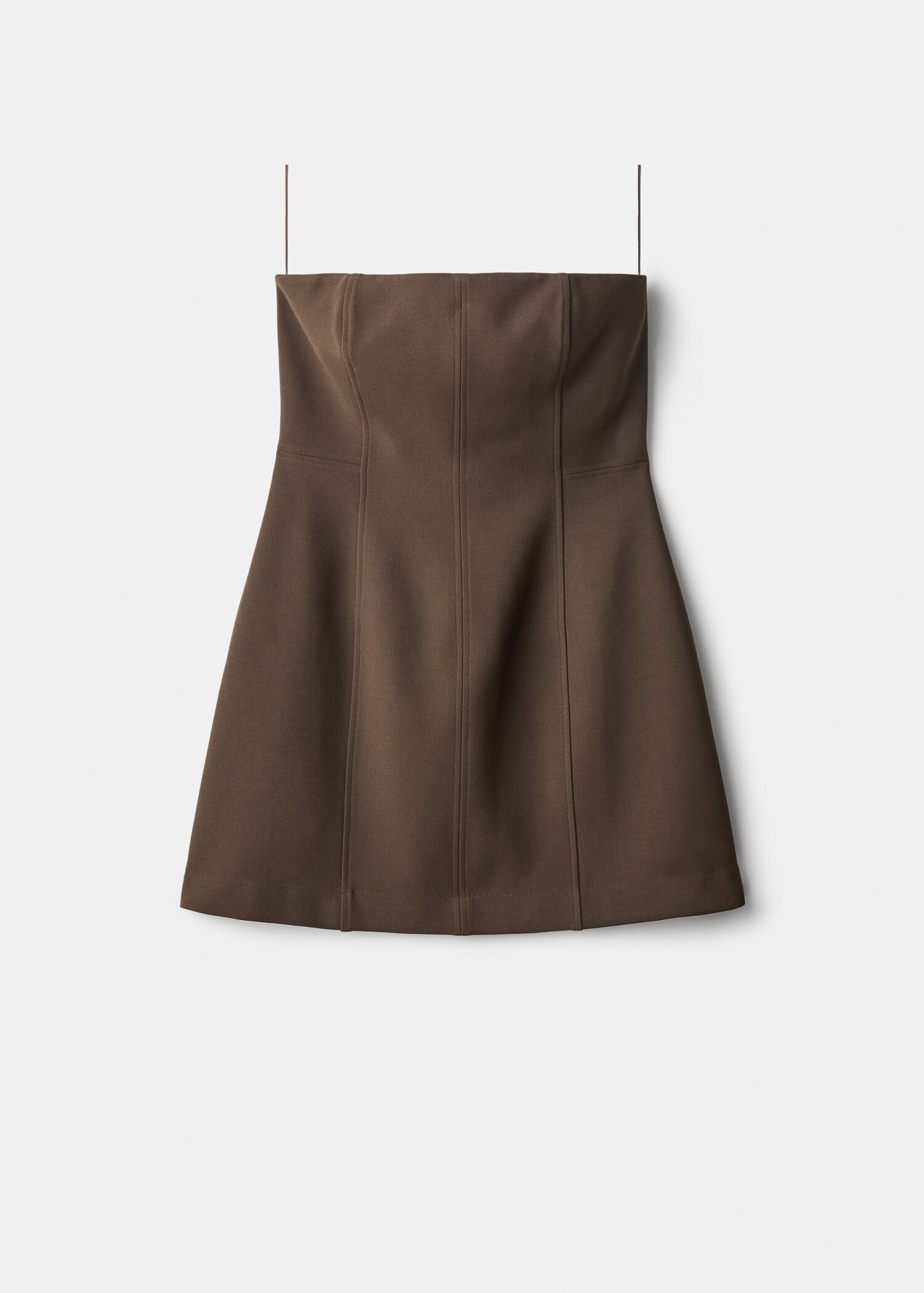 Strapless flared dress - Article without model