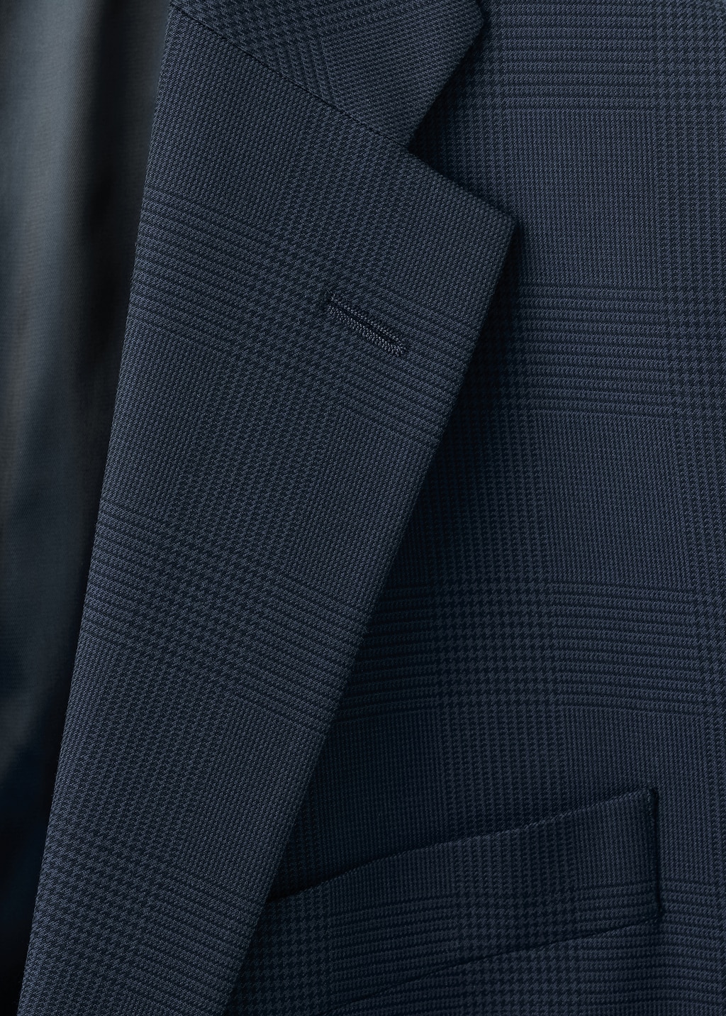 Straight-fit suit jacket