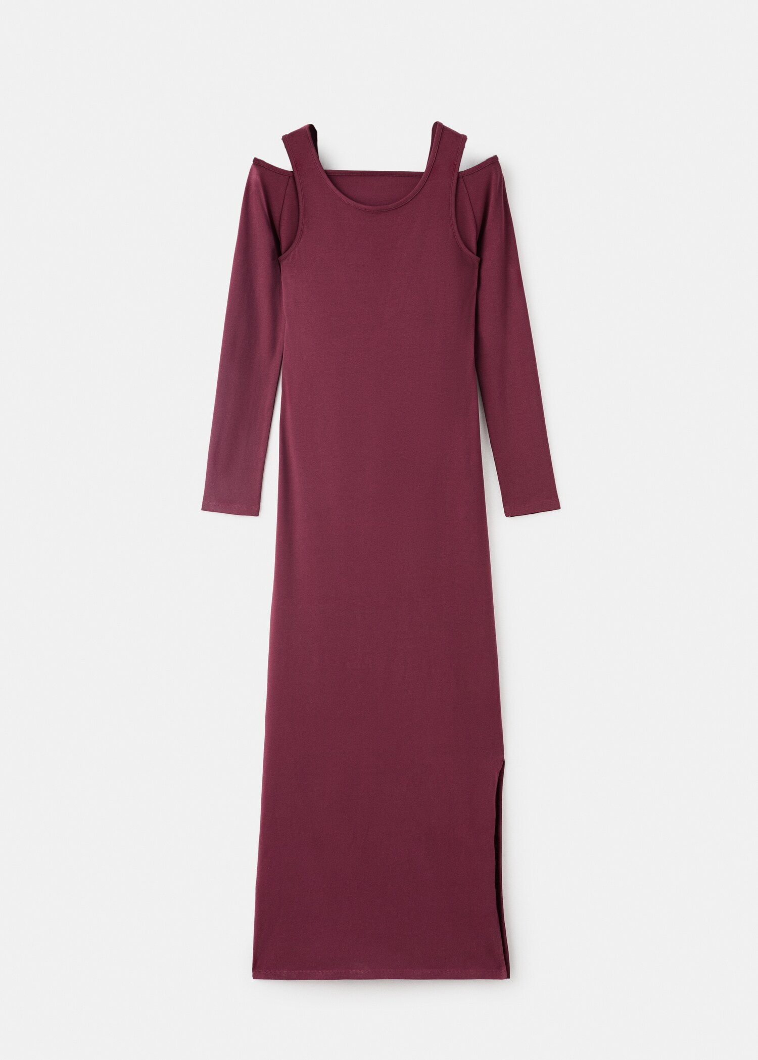 MANGO TEEN midi jurk antraciet MANGO TEEN midi jurk antraciet