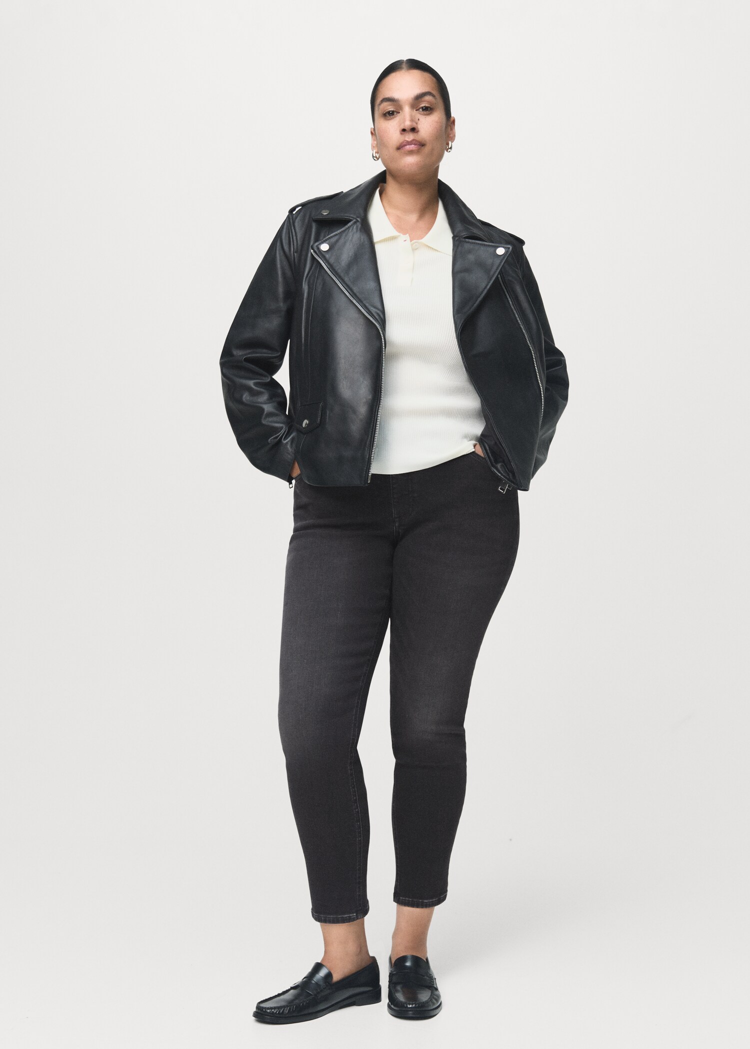 Mid-rise skinny jeans - Details of the article 3