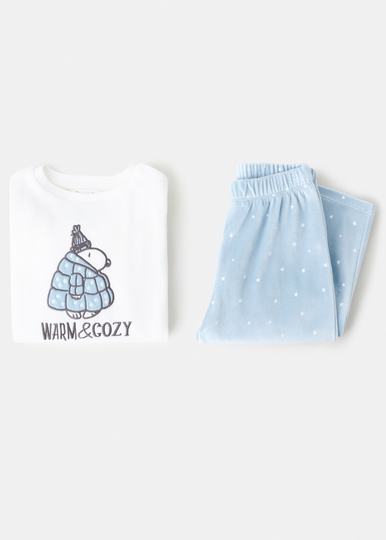 Printed long pyjamas - Details of the article 0