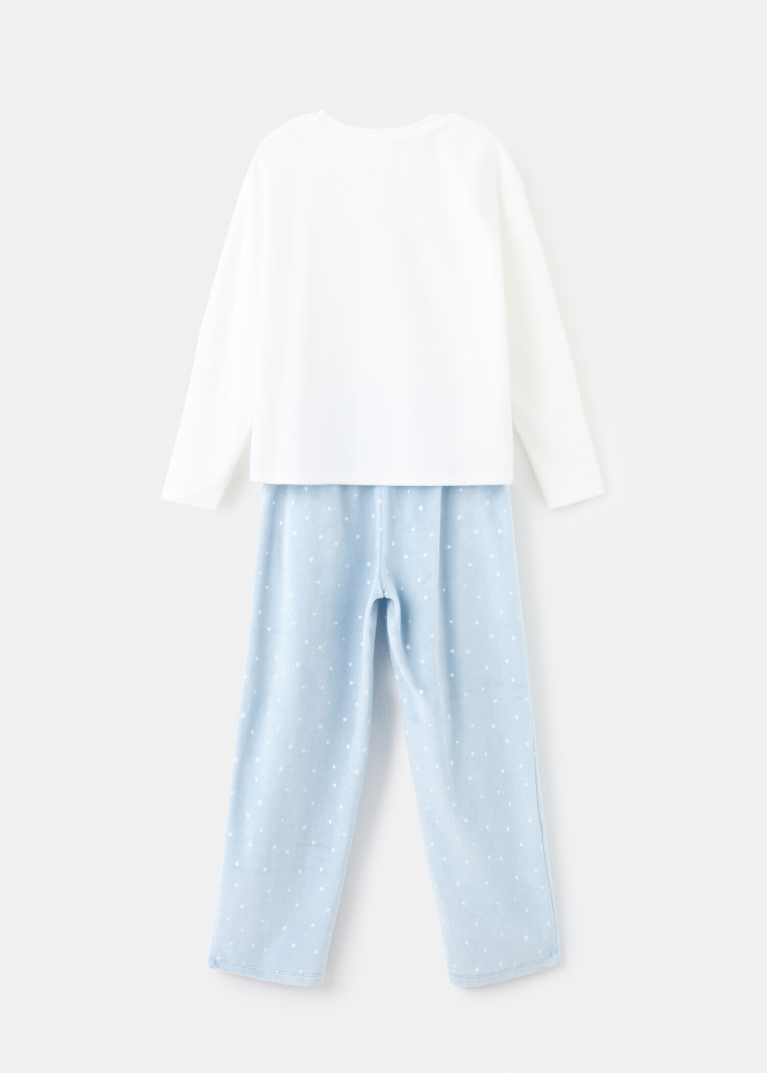 Printed long pyjamas - Reverse of the article