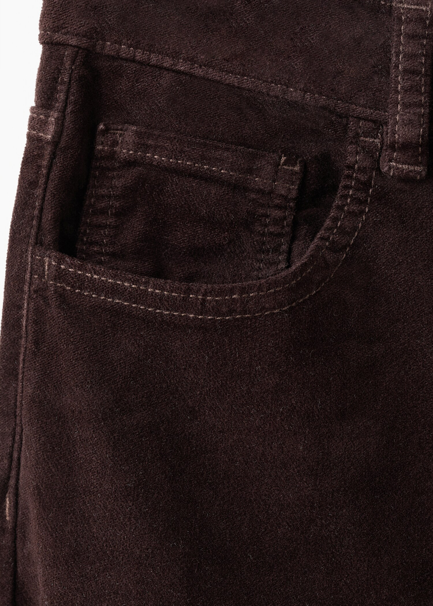 Jeans flare terciopelo - Detalle del artículo 0