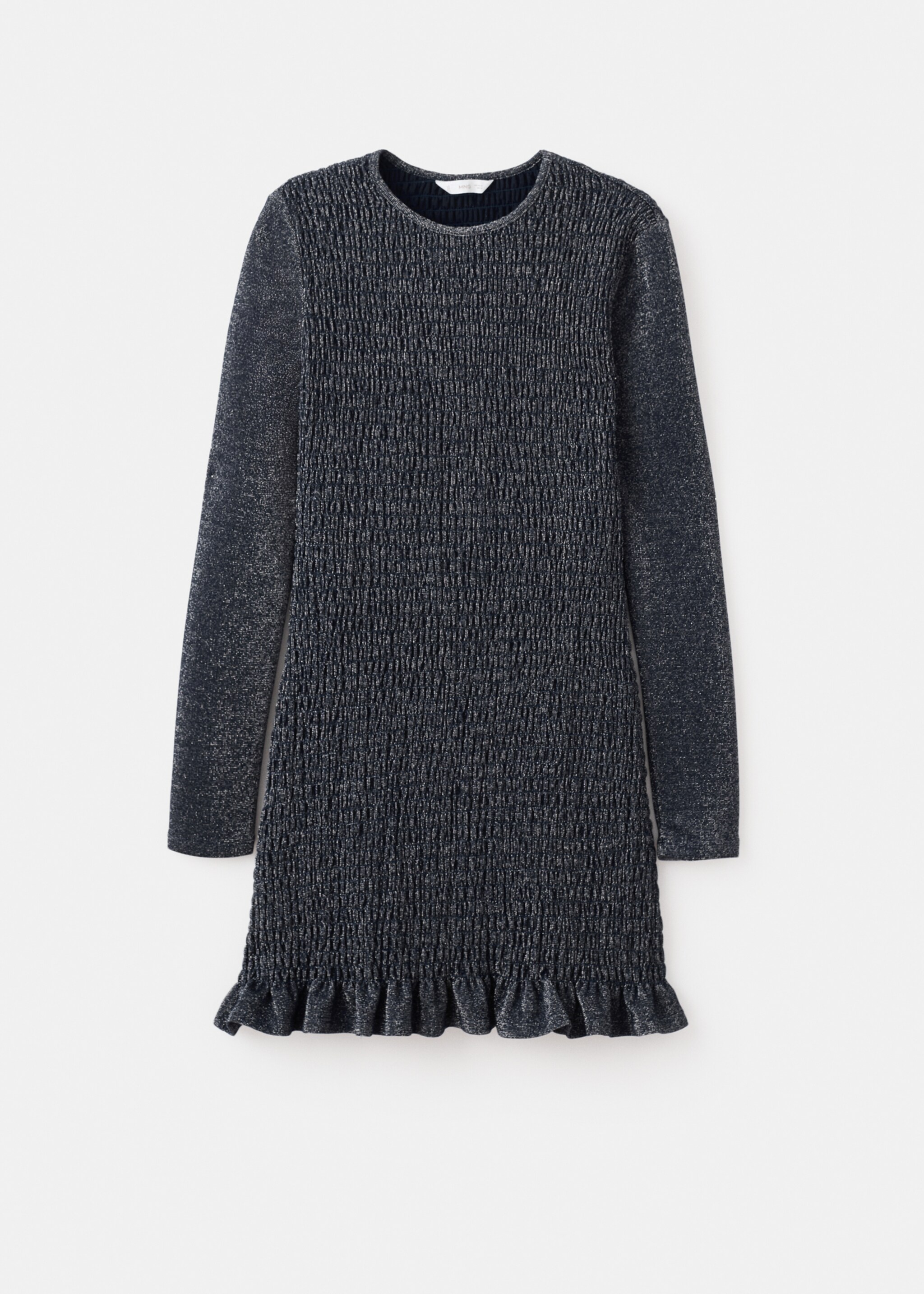Ruched fitted dress - Article without model, Navy. Ref: 17027784-00.